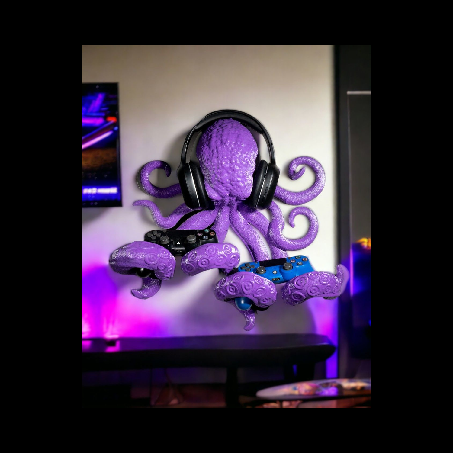 Soporte para mando y auriculares Octopus