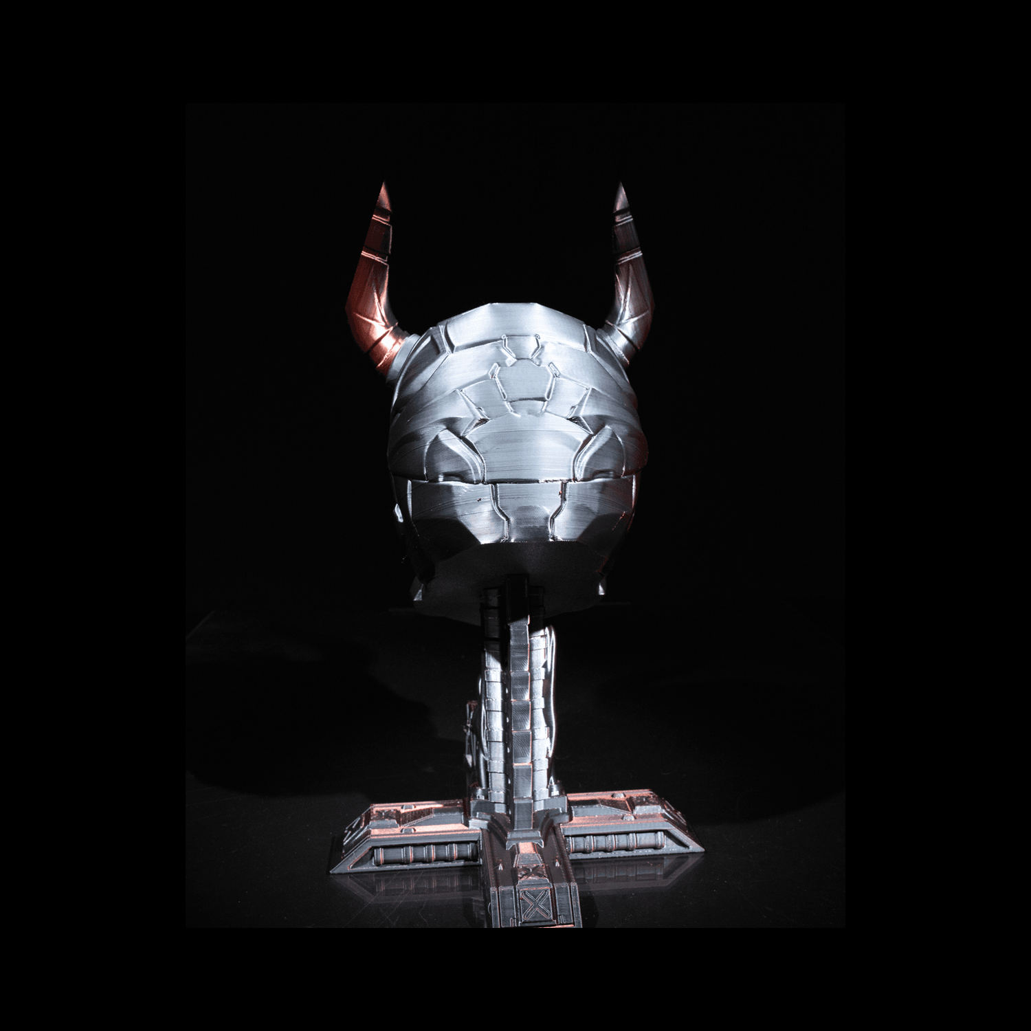 Soporte para mando y auriculares Sci-fi Skull