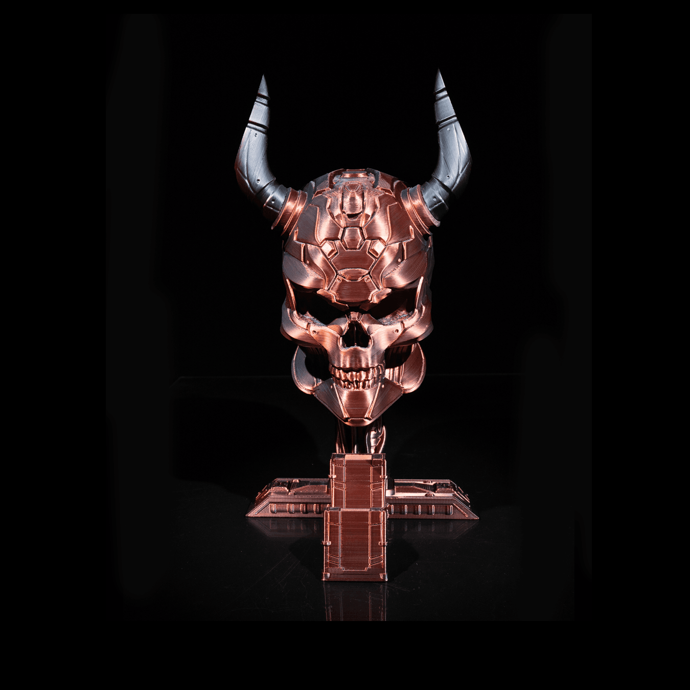 Soporte para mando y auriculares Sci-fi Skull