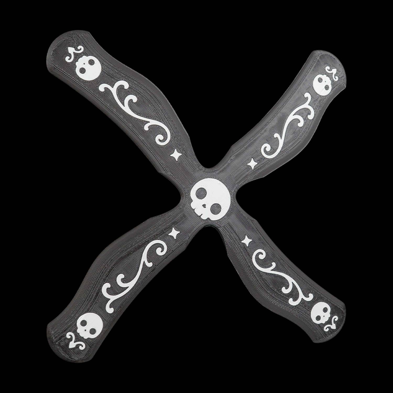 Skull Cross Boomerang