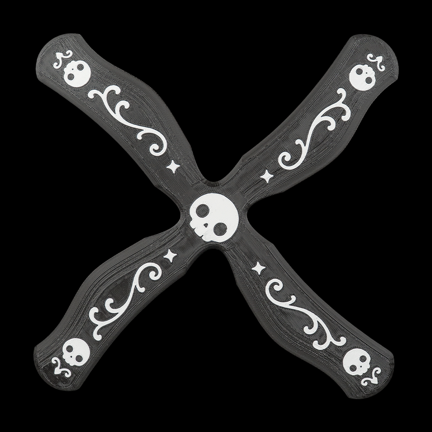 Skull Cross Boomerang