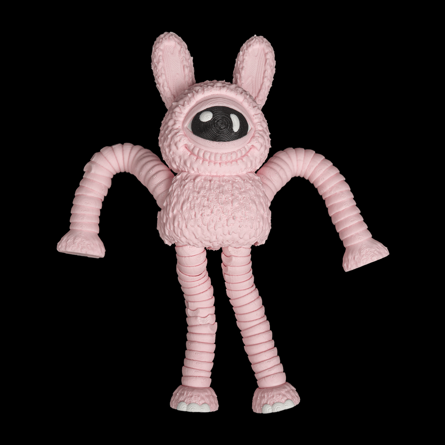 Llavero de monstruo conejo articulado Floop
