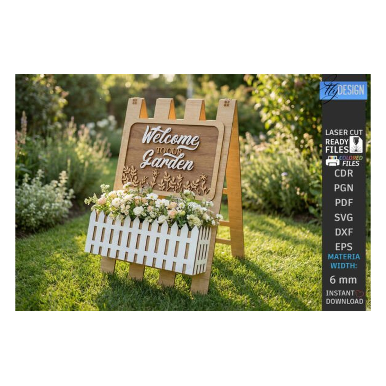 A frame welcome cartel