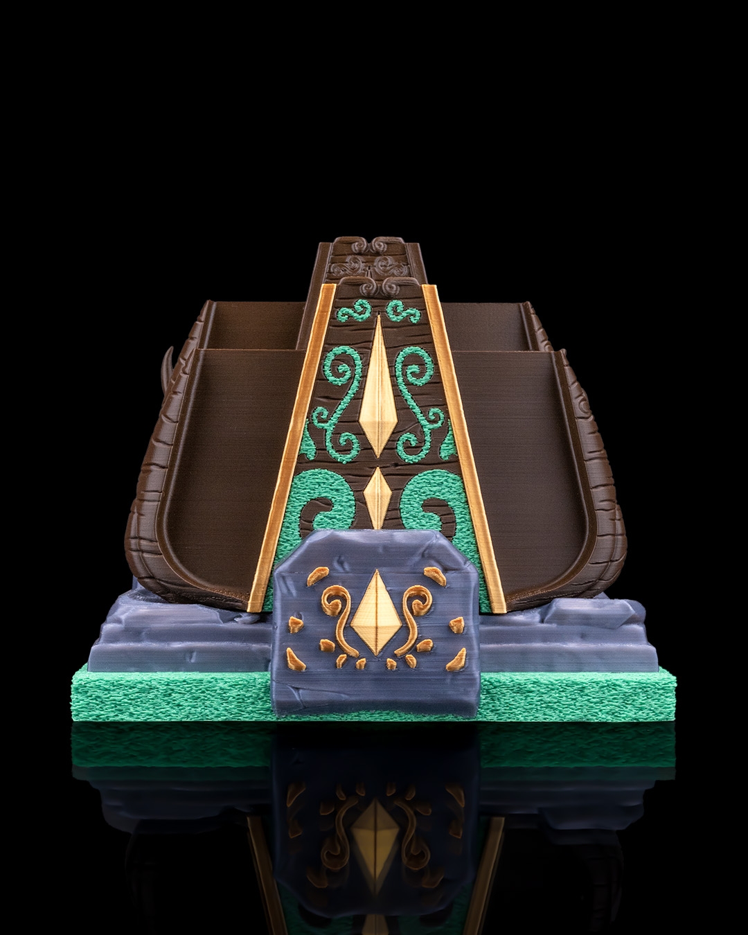 Agarre doble para mando Wooden Relic, imagen del producto