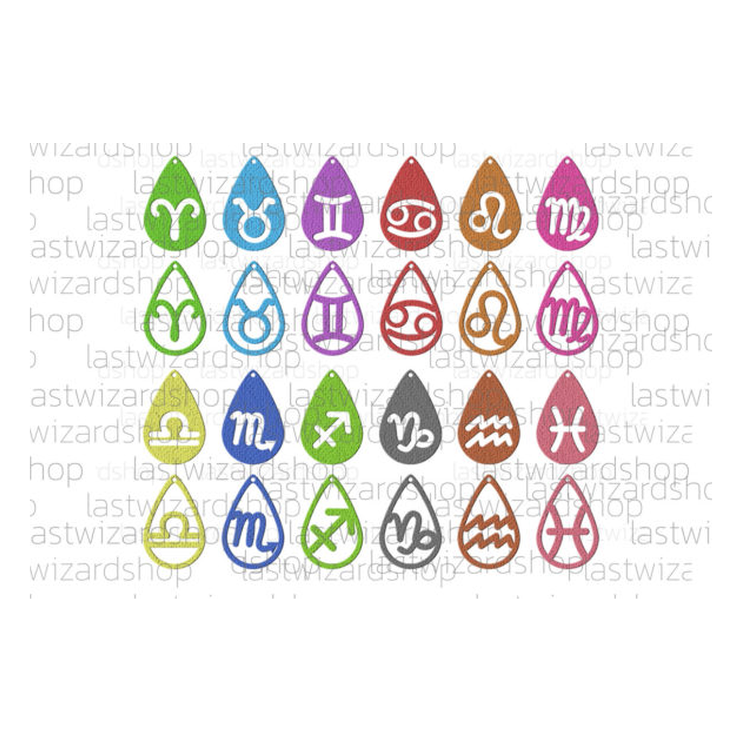 Zodiac Pendientes , Horoscope