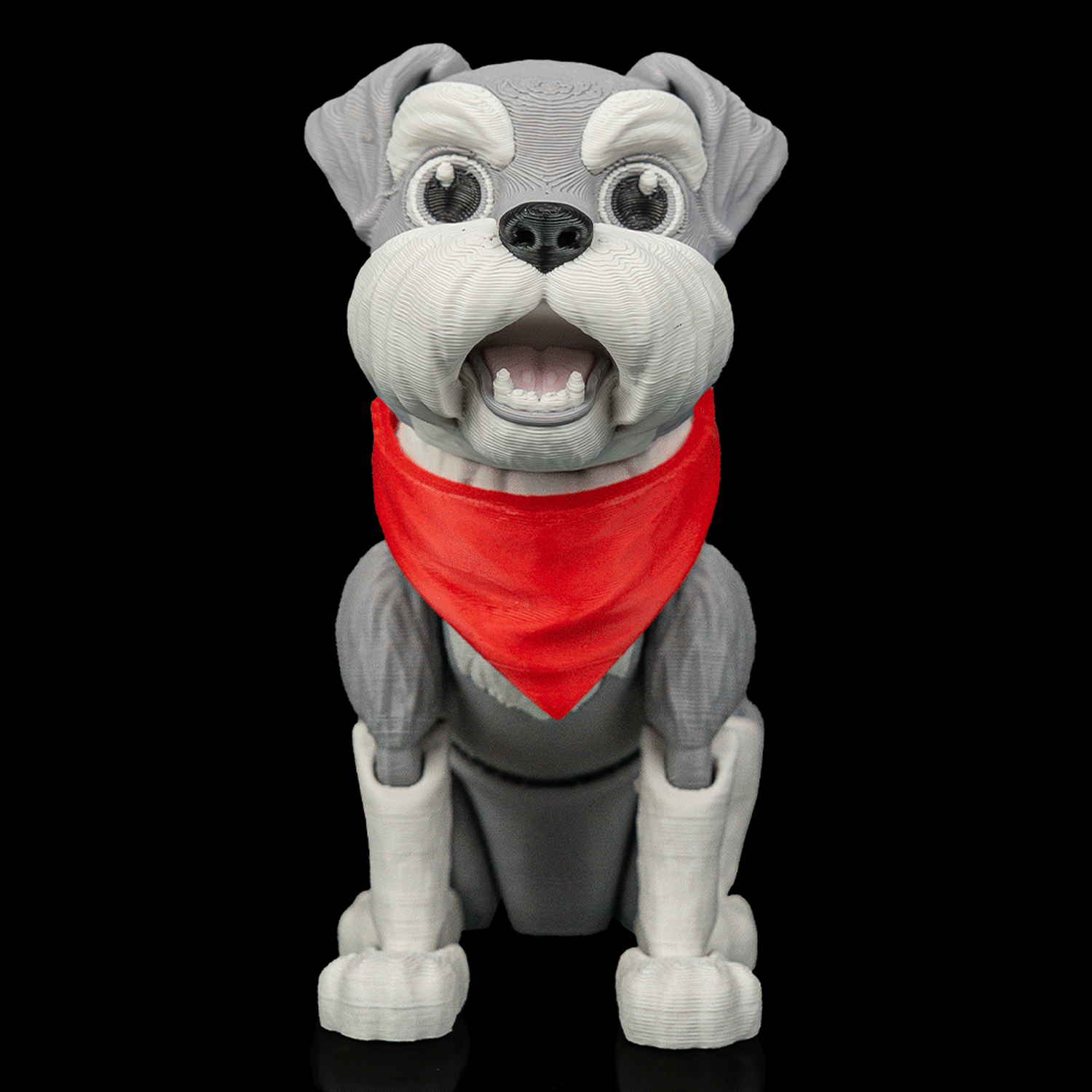 Figura decorativa George, el schnauzer
