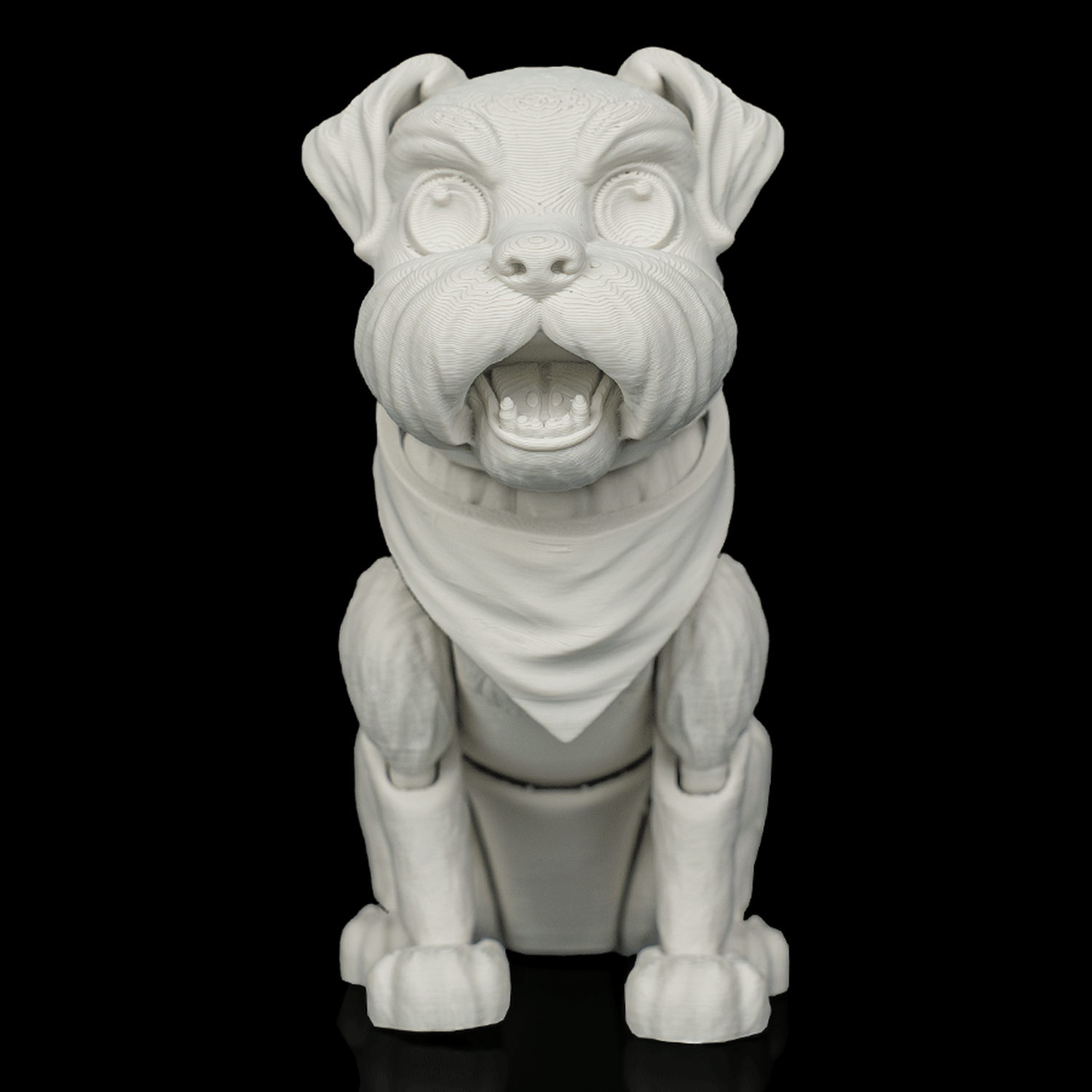 Figura decorativa George, el schnauzer