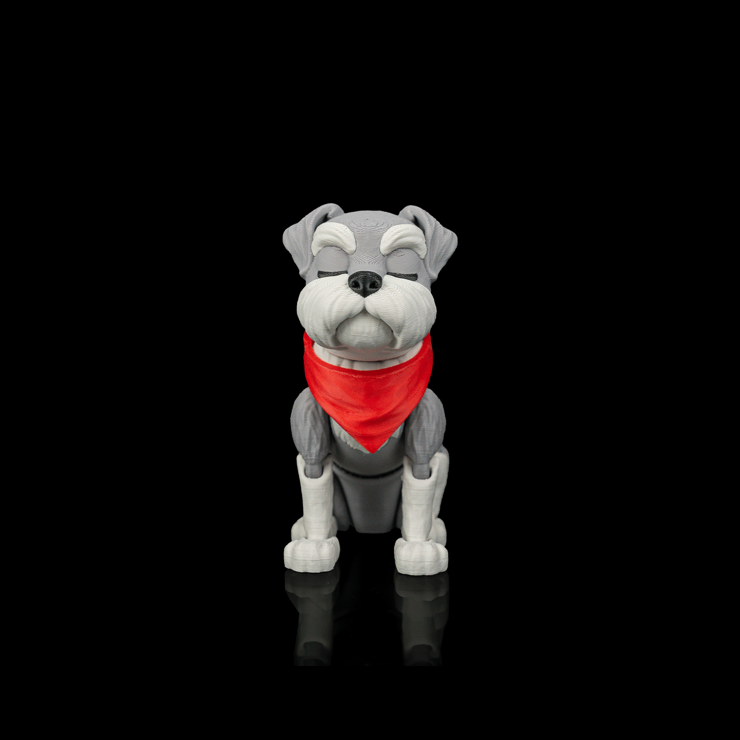 Figura decorativa George, el schnauzer