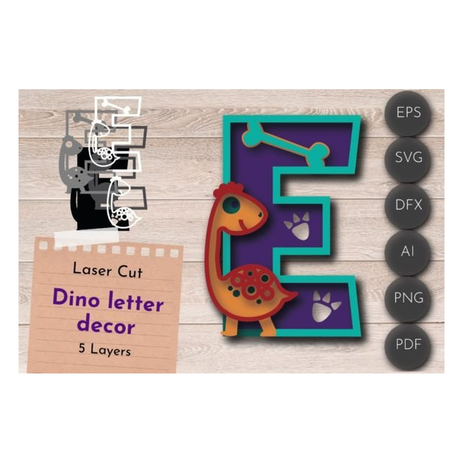 Letter e , dino cumpleaños