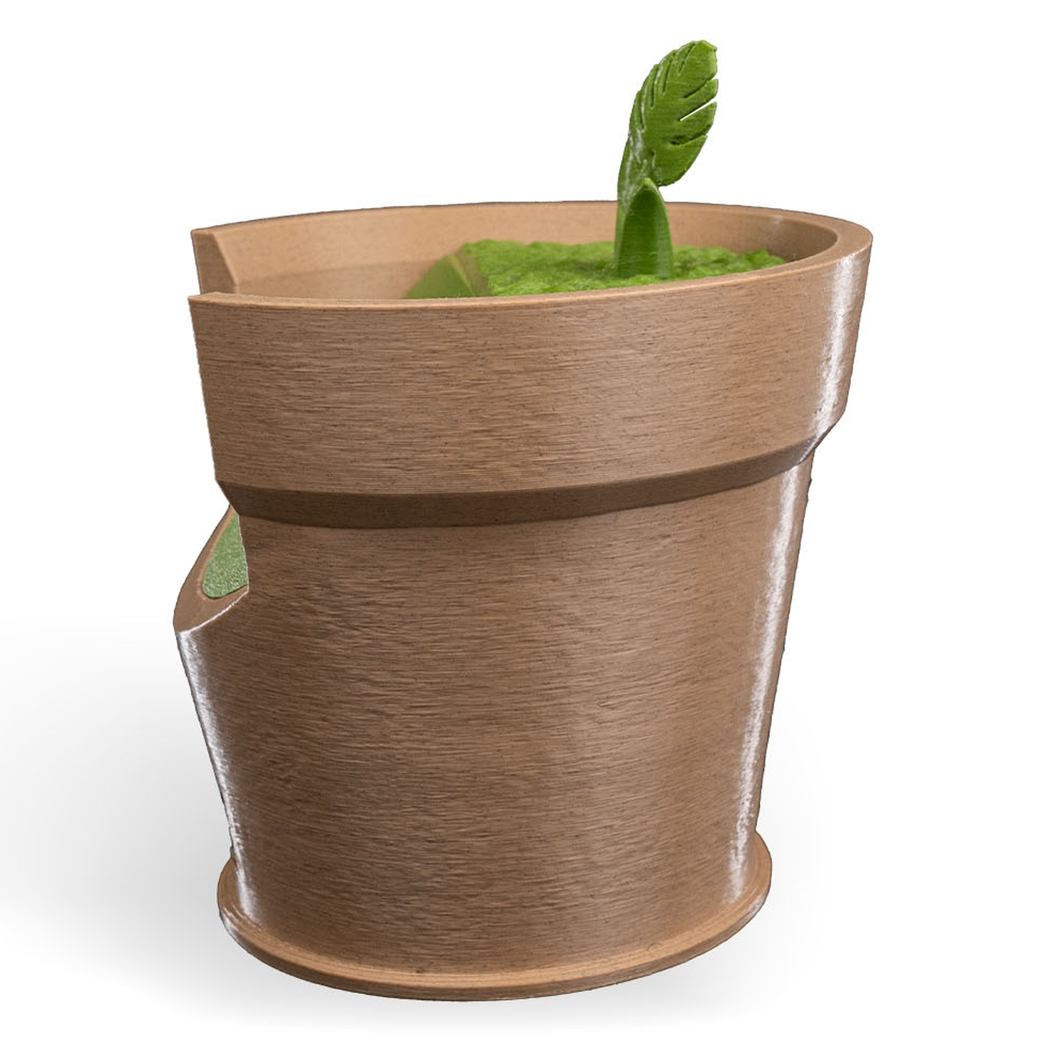 Monstera Vase — Lámpara de pared