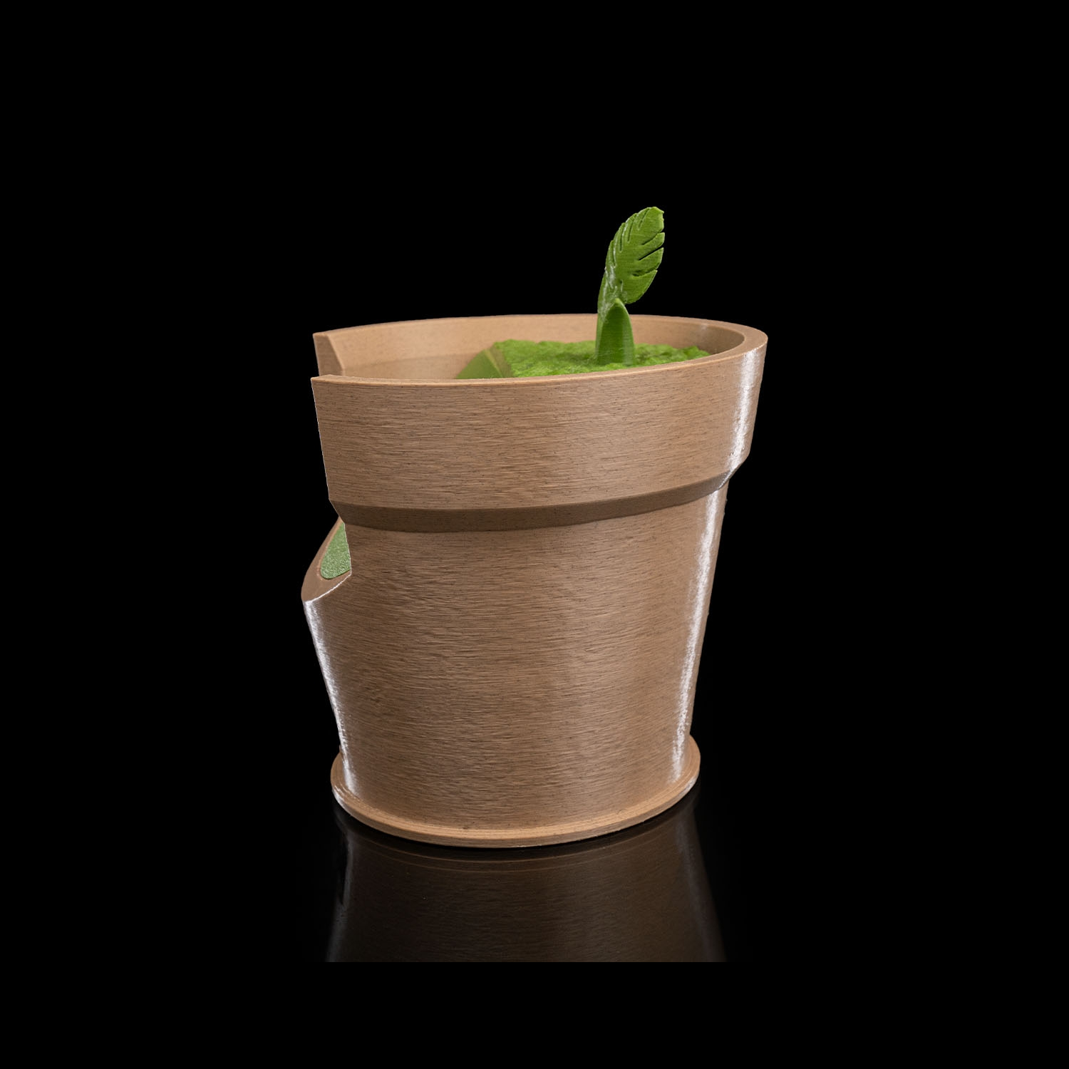 Monstera Vase — Lámpara de pared
