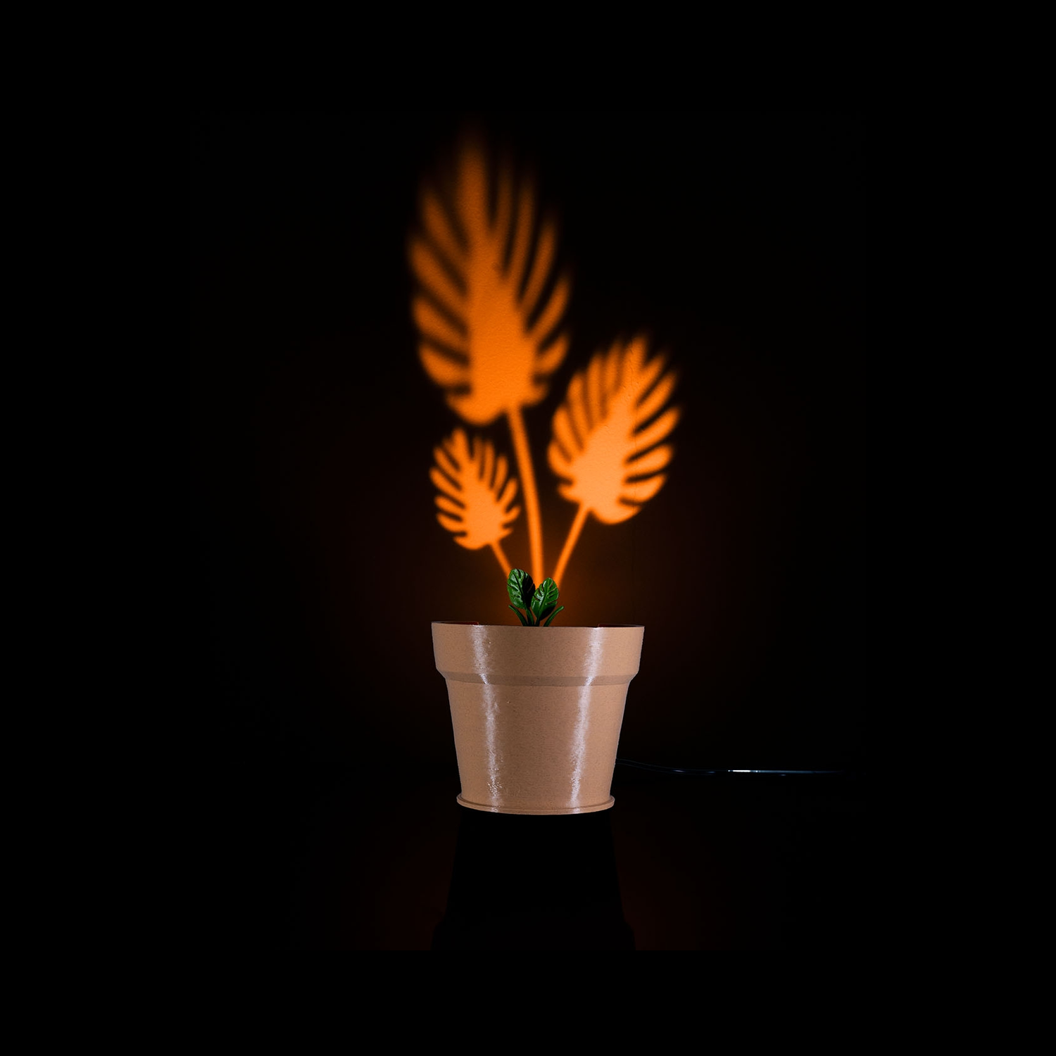 Monstera Vase — Lámpara de pared