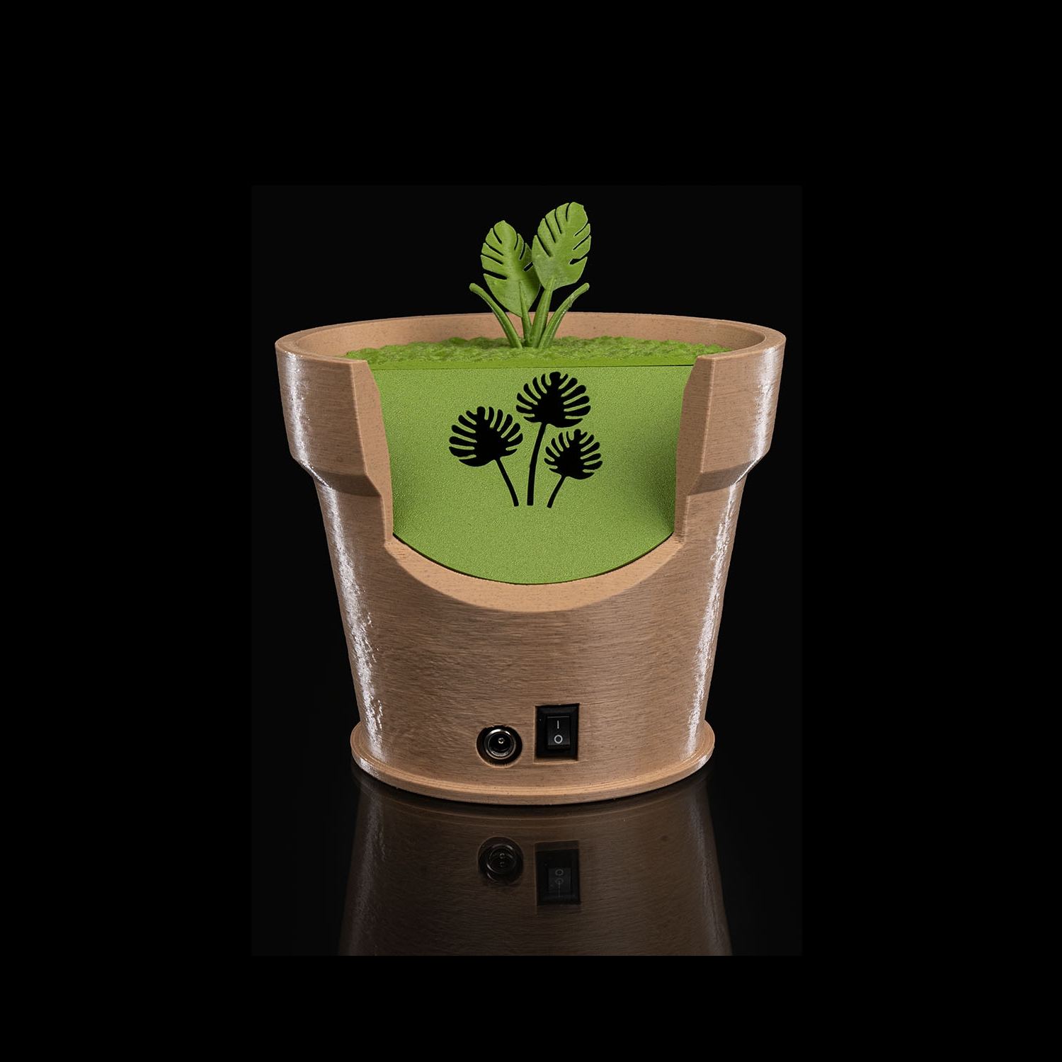 Monstera Vase — Lámpara de pared