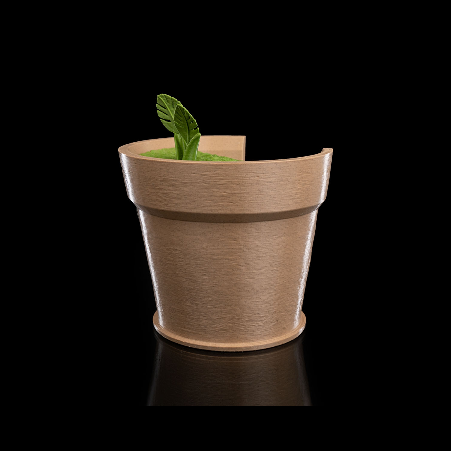 Monstera Vase — Lámpara de pared