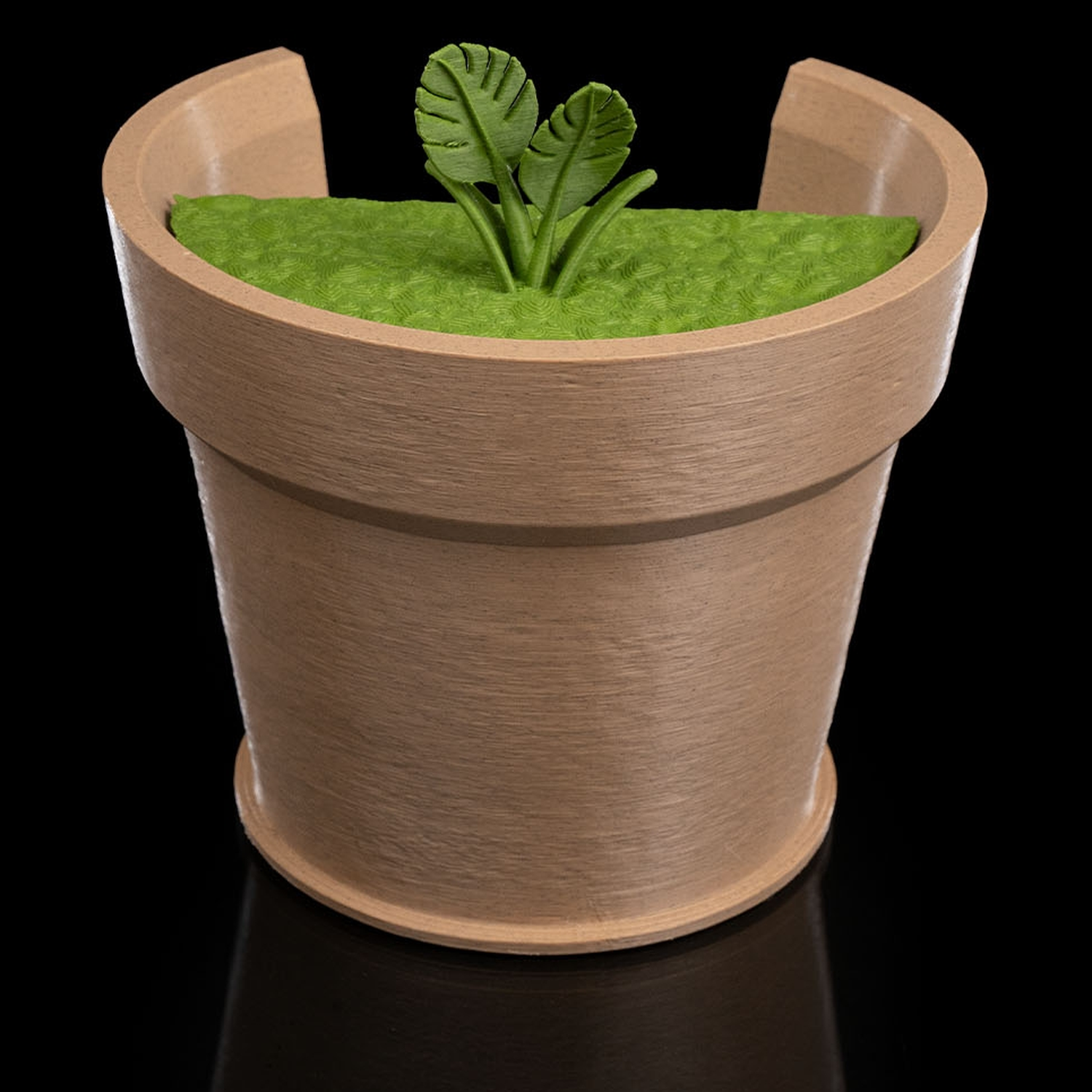 Monstera Vase — Lámpara de pared