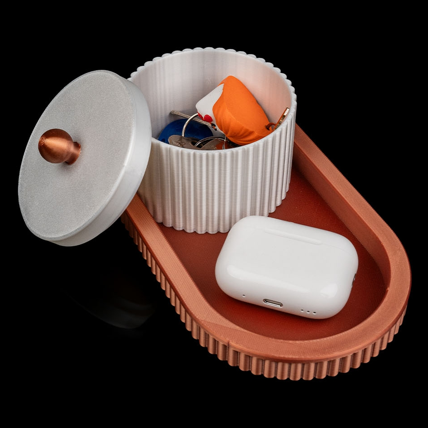 Bandeja con caja ROYAL