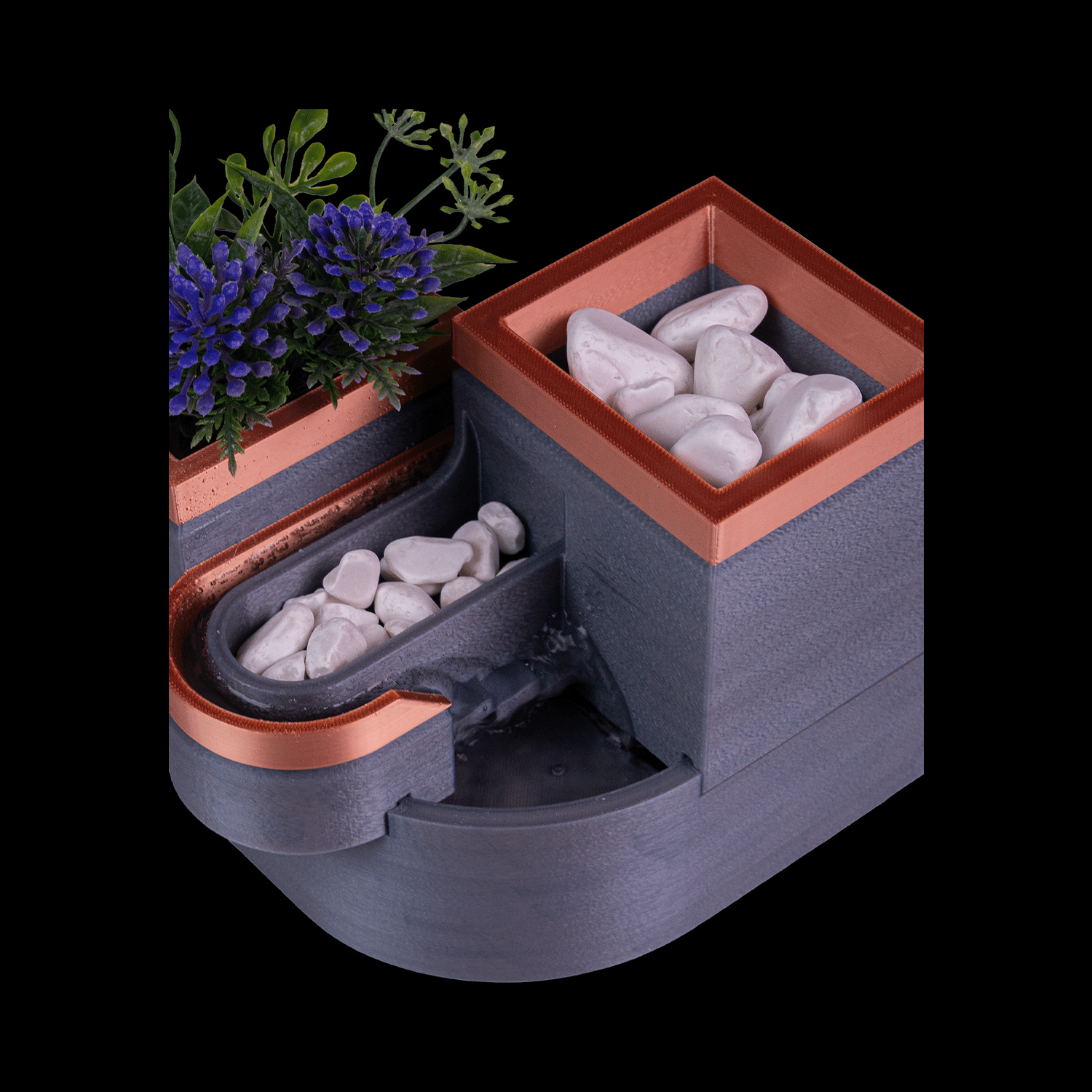 Maceta con fuente Form and Foliage Tabletop