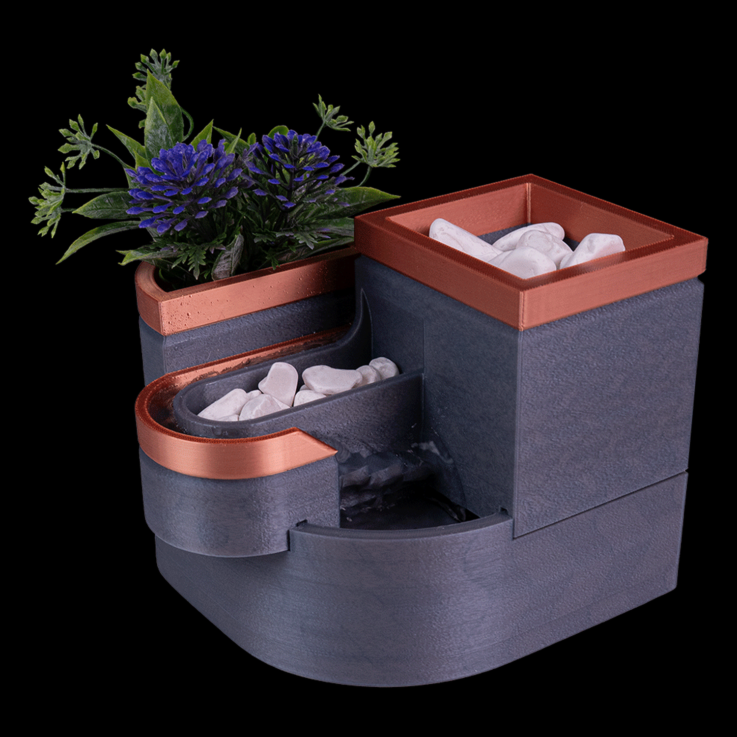 Maceta con fuente Form and Foliage Tabletop