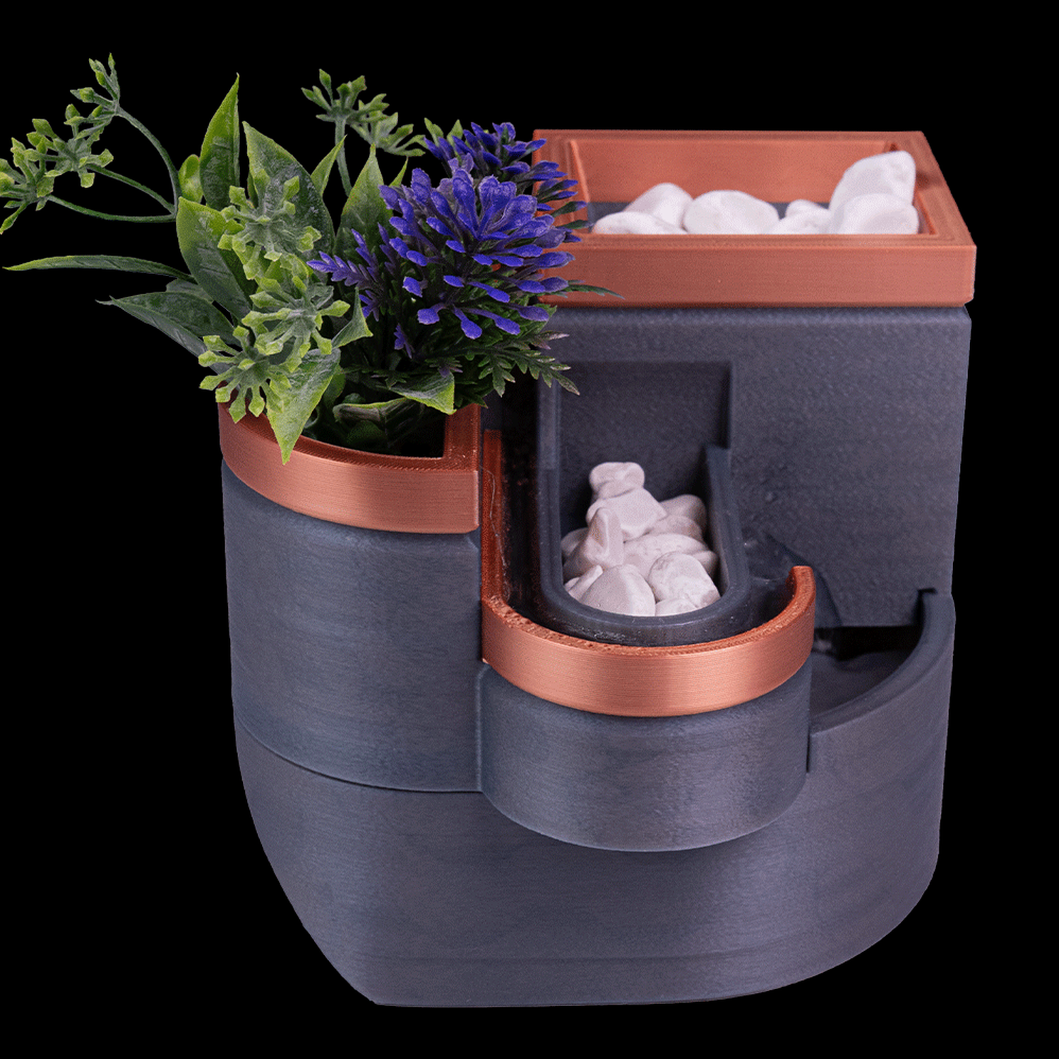 Maceta con fuente Form and Foliage Tabletop