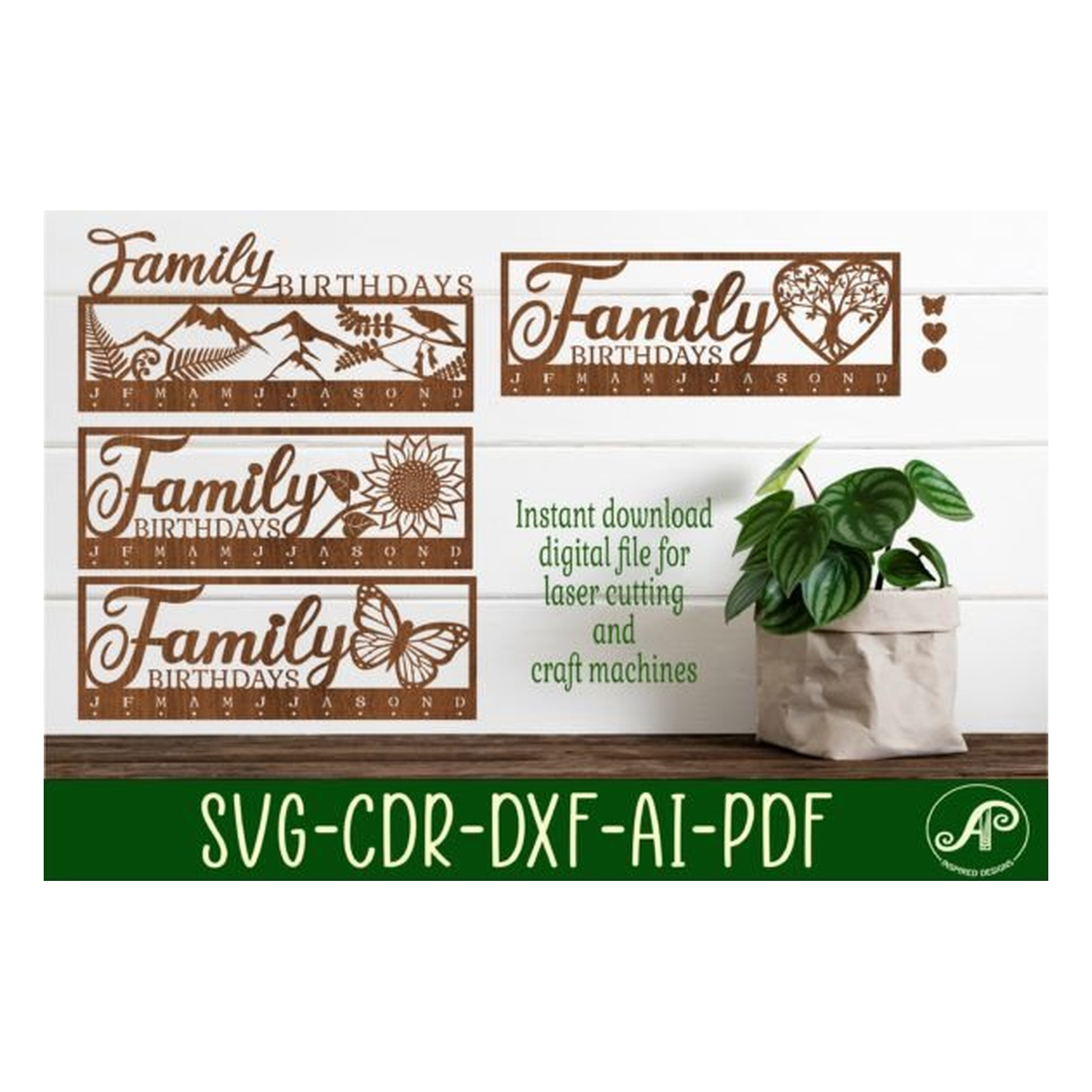4 X Calendar Sets