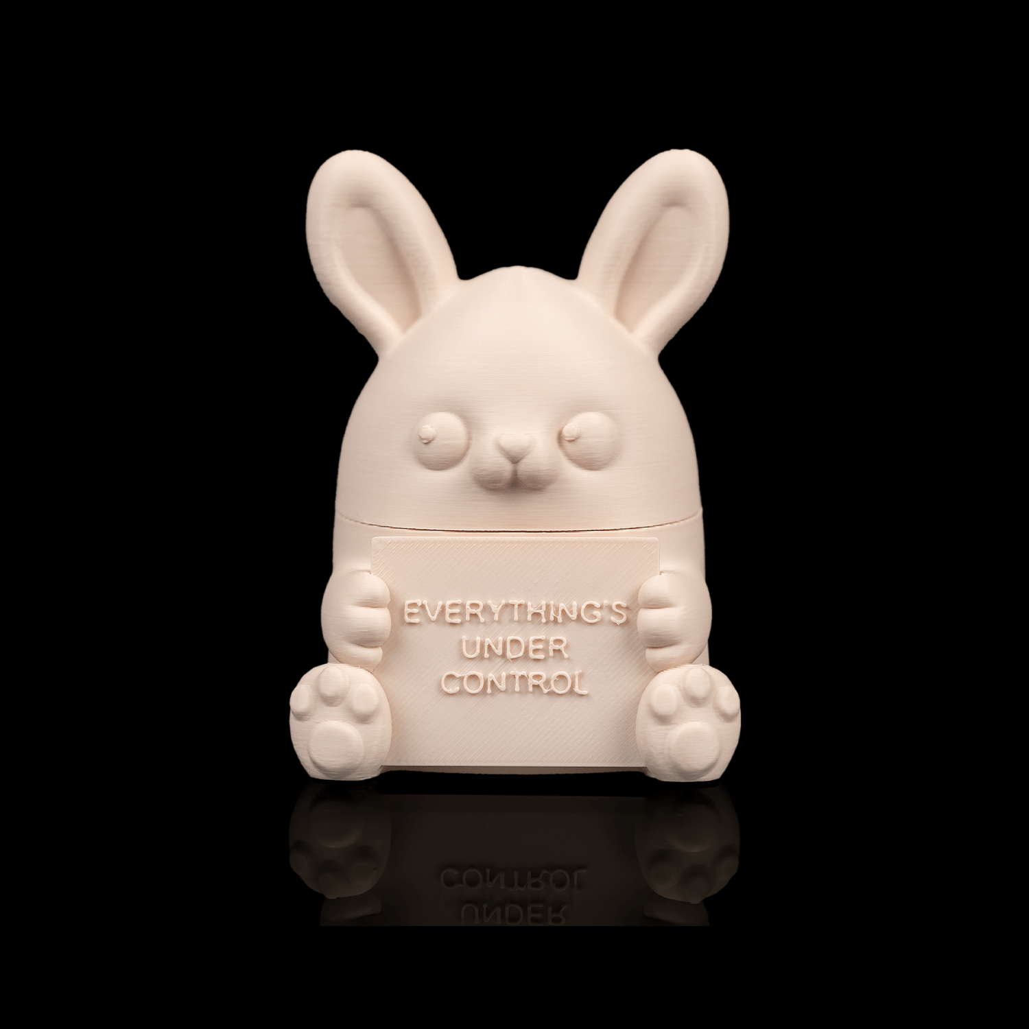 Figura decorativa Conejo relajado
