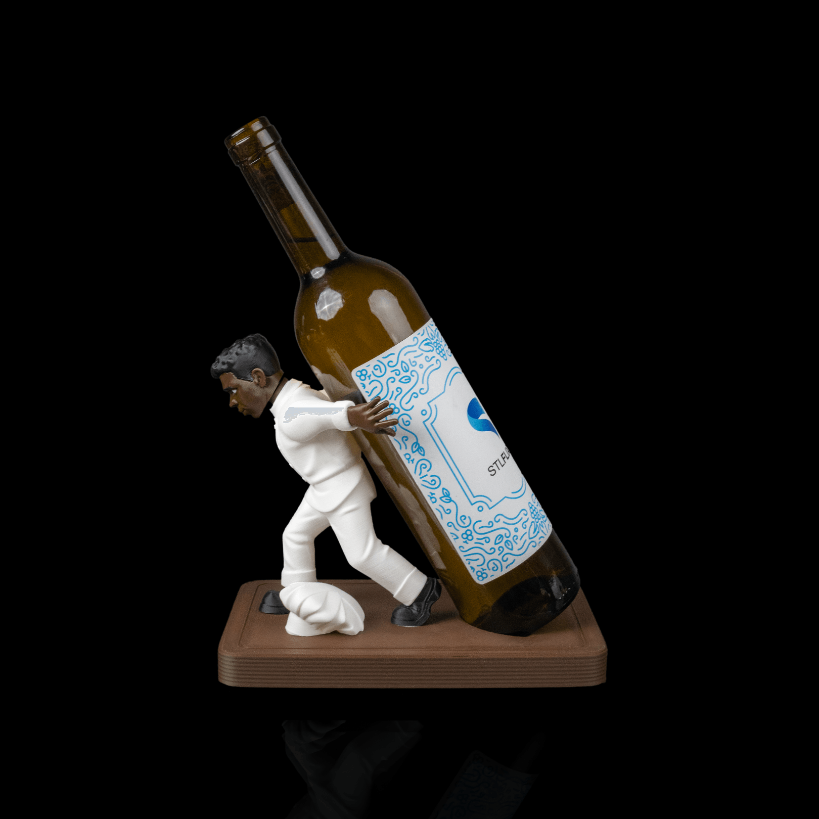 Soporte para botella de vino Chef