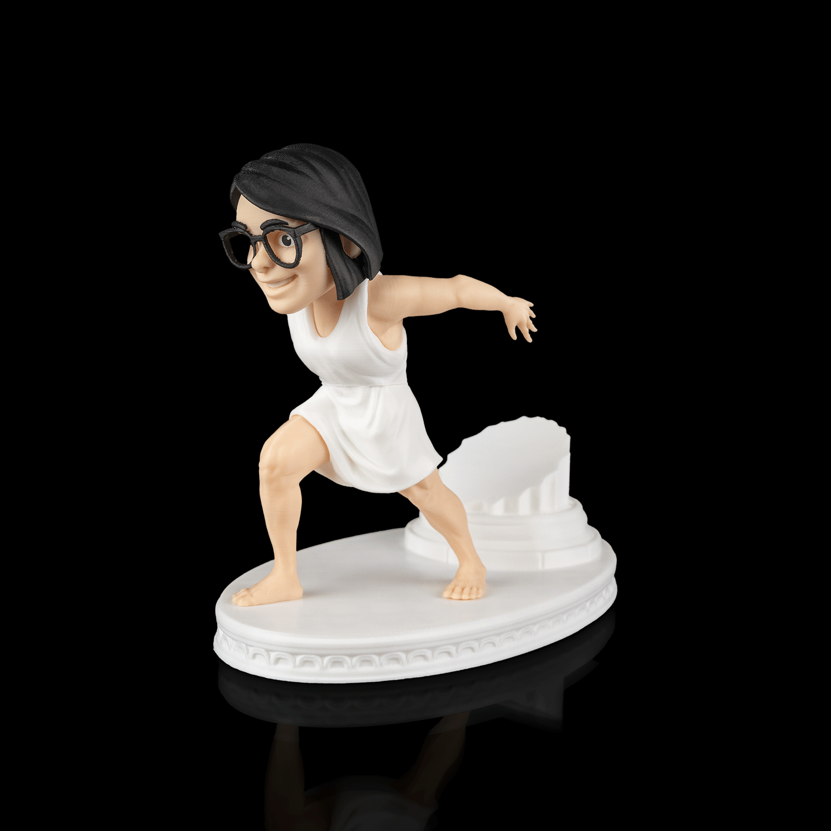 Soporte para botella de vino Greek Goddess