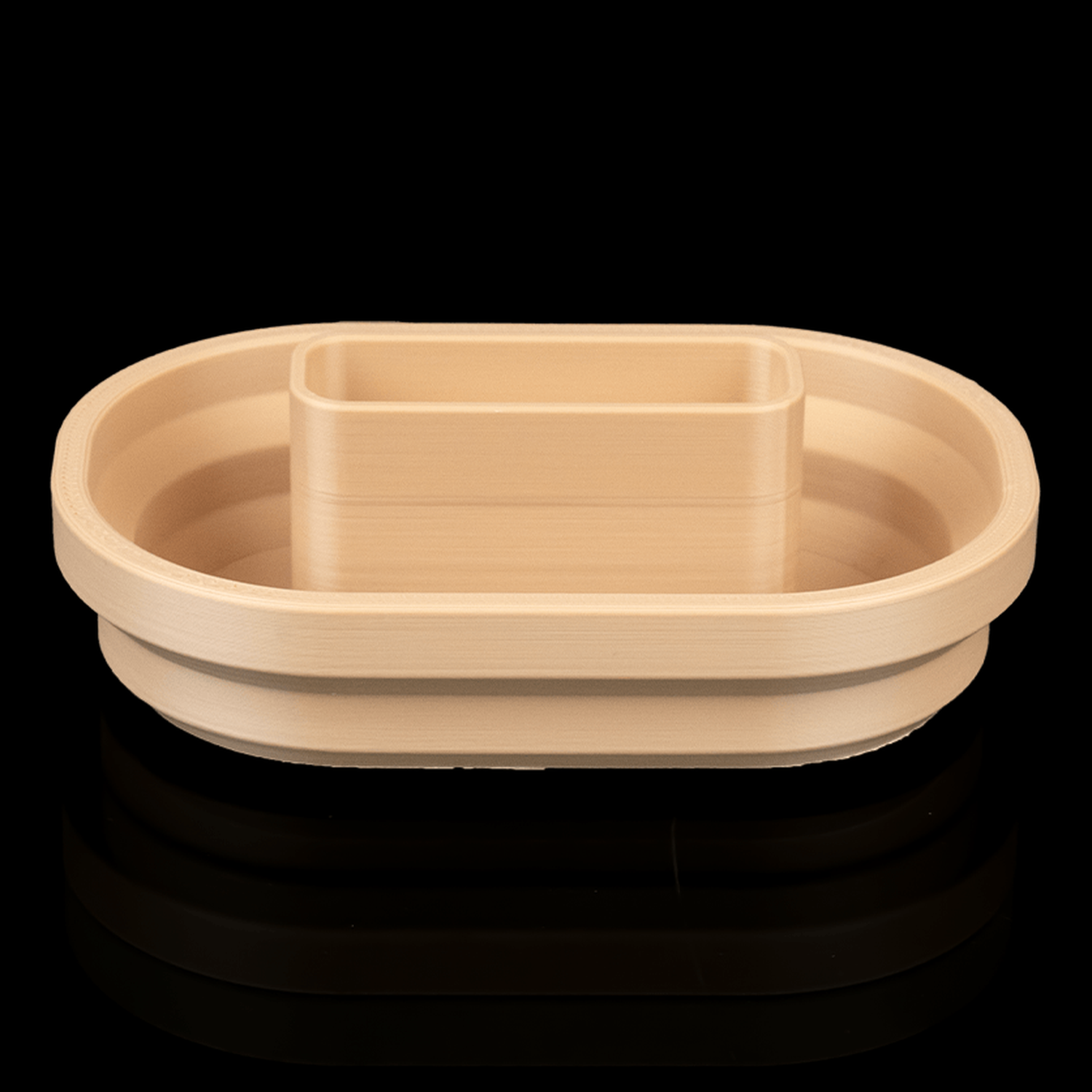 Organizador de joyas y maquillaje Rattan Glow