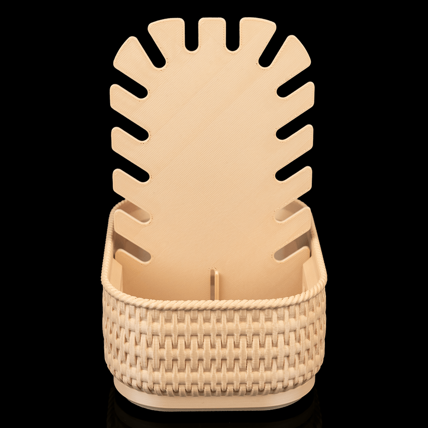 Organizador de joyas y maquillaje Rattan Glow