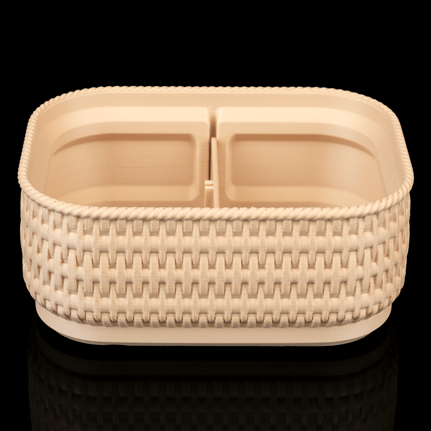 Organizador de joyas y maquillaje Rattan Glow