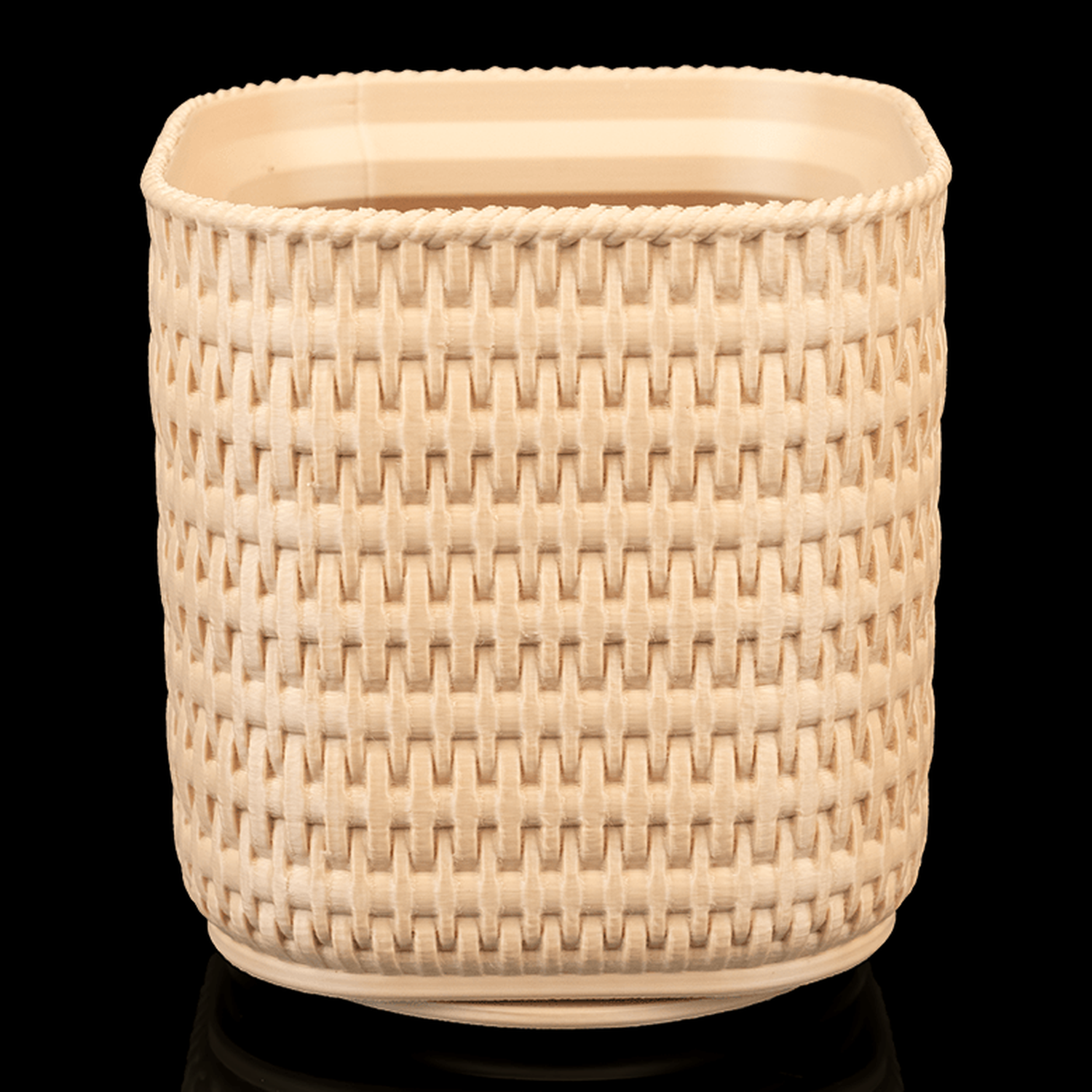 Organizador de joyas y maquillaje Rattan Glow