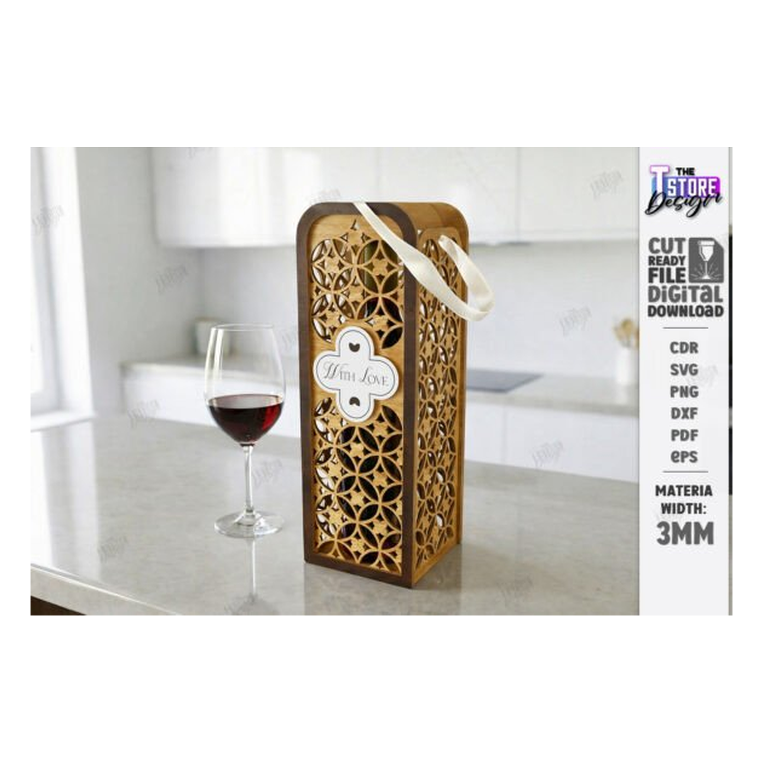 Wine bottle caja gift caja