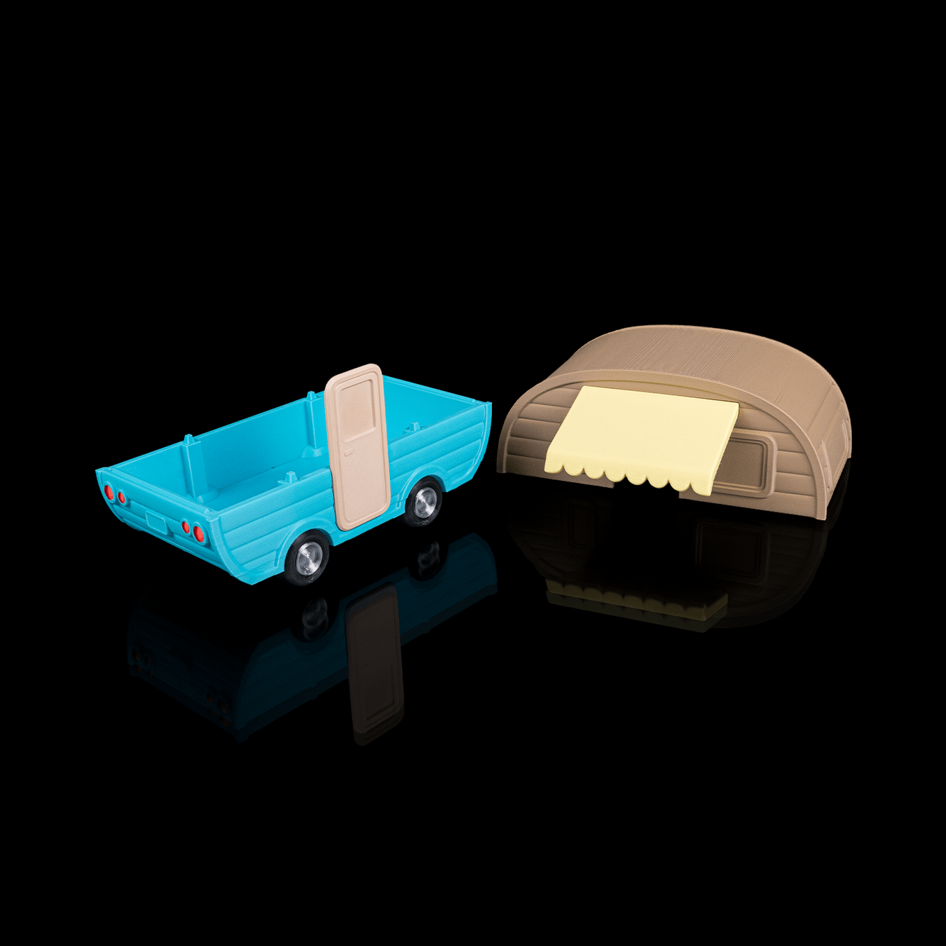 Caja decorativa Camping Trailer