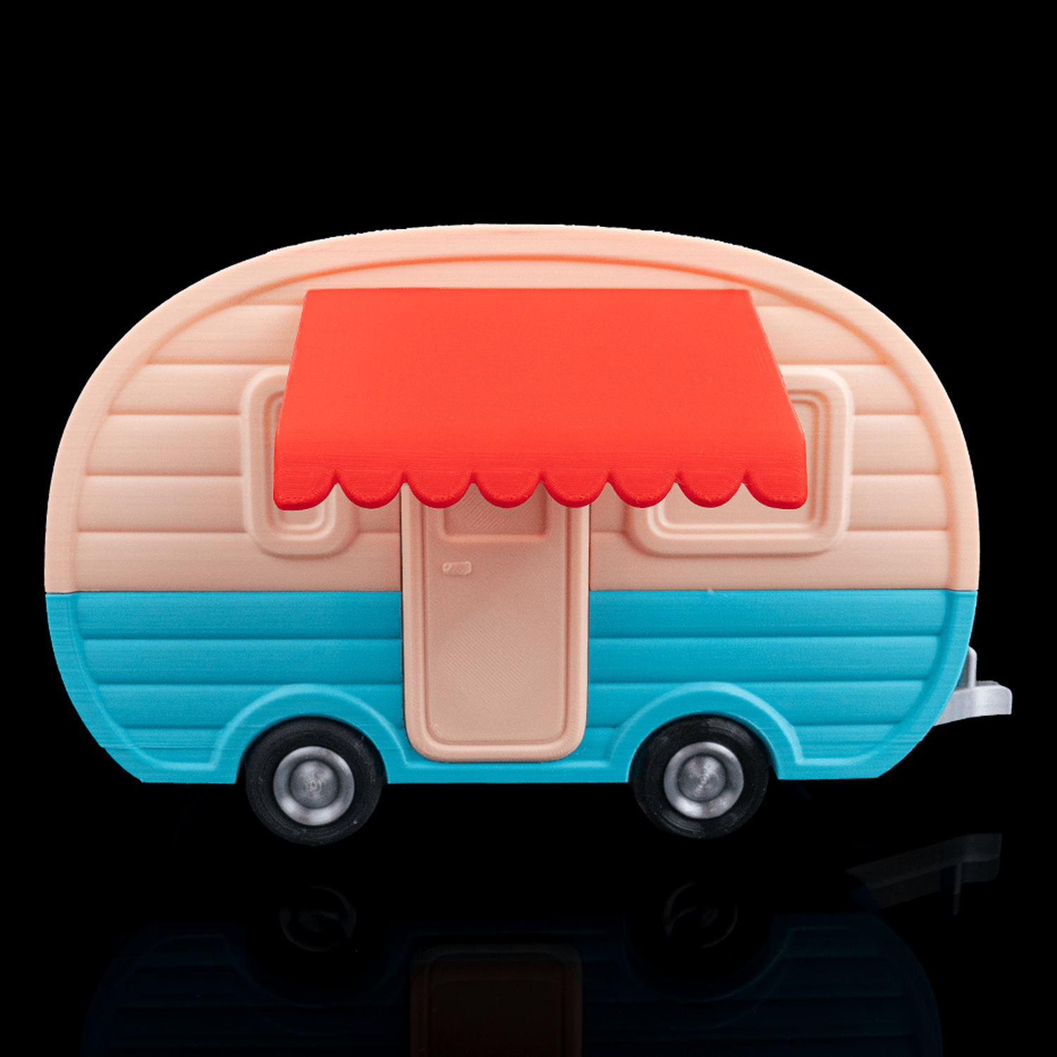 Caja decorativa Camping Trailer