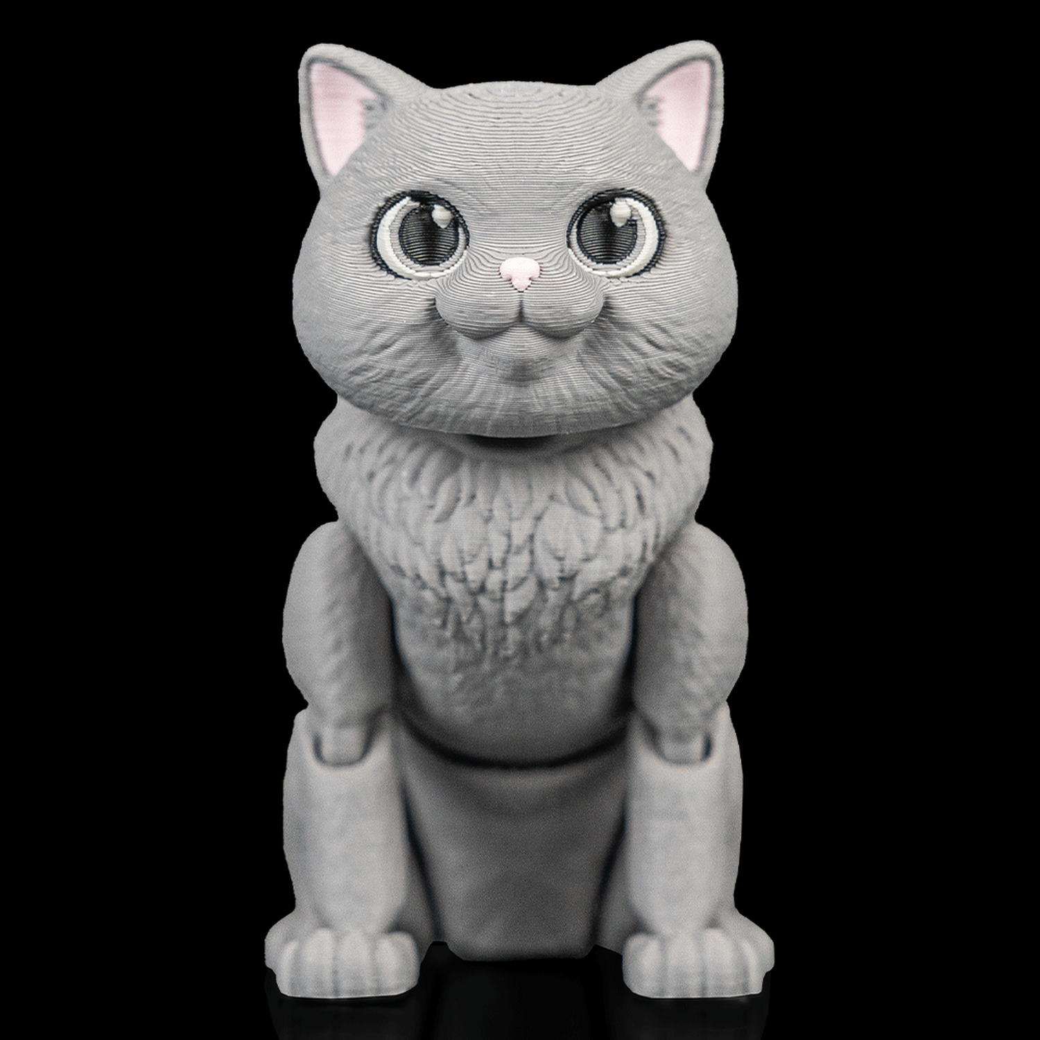 Figura decorativa Oliver, gato british shorthair