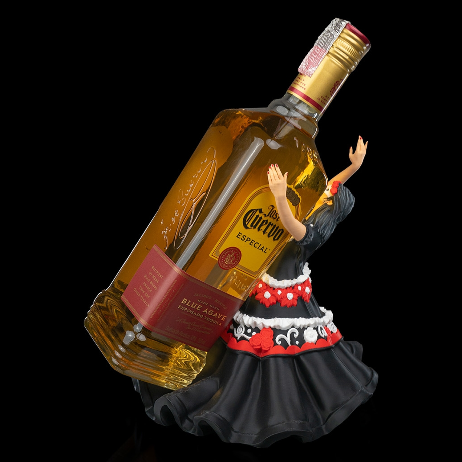 Soporte para tequila Catrina