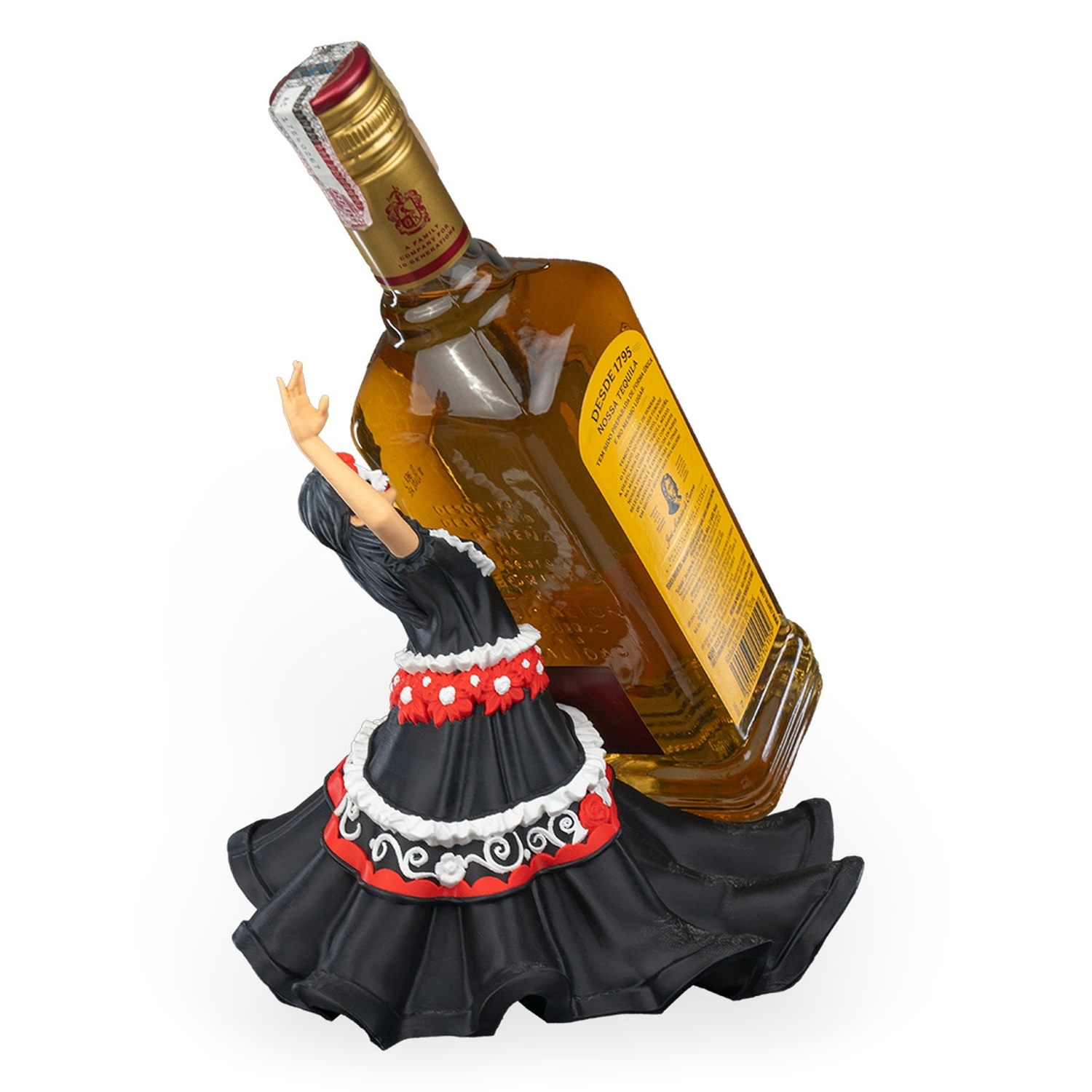 Soporte para tequila Catrina