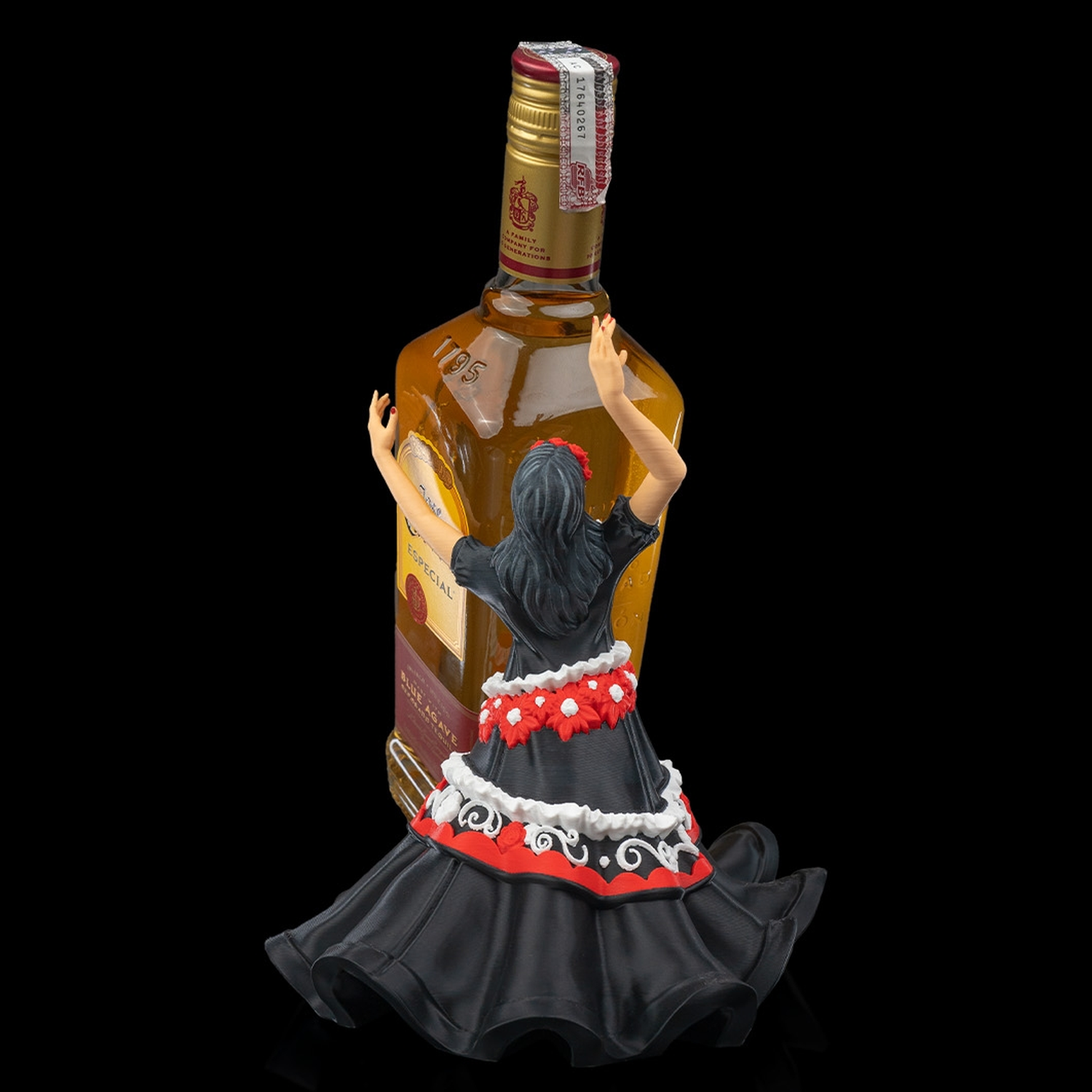 Soporte para tequila Catrina