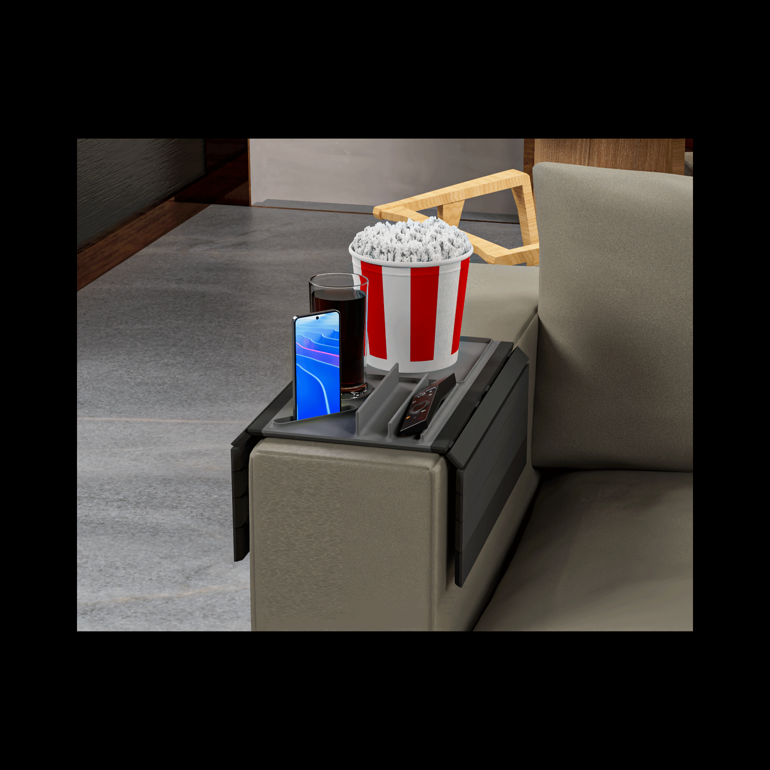 Bandeja para reposabrazos CouchBuster