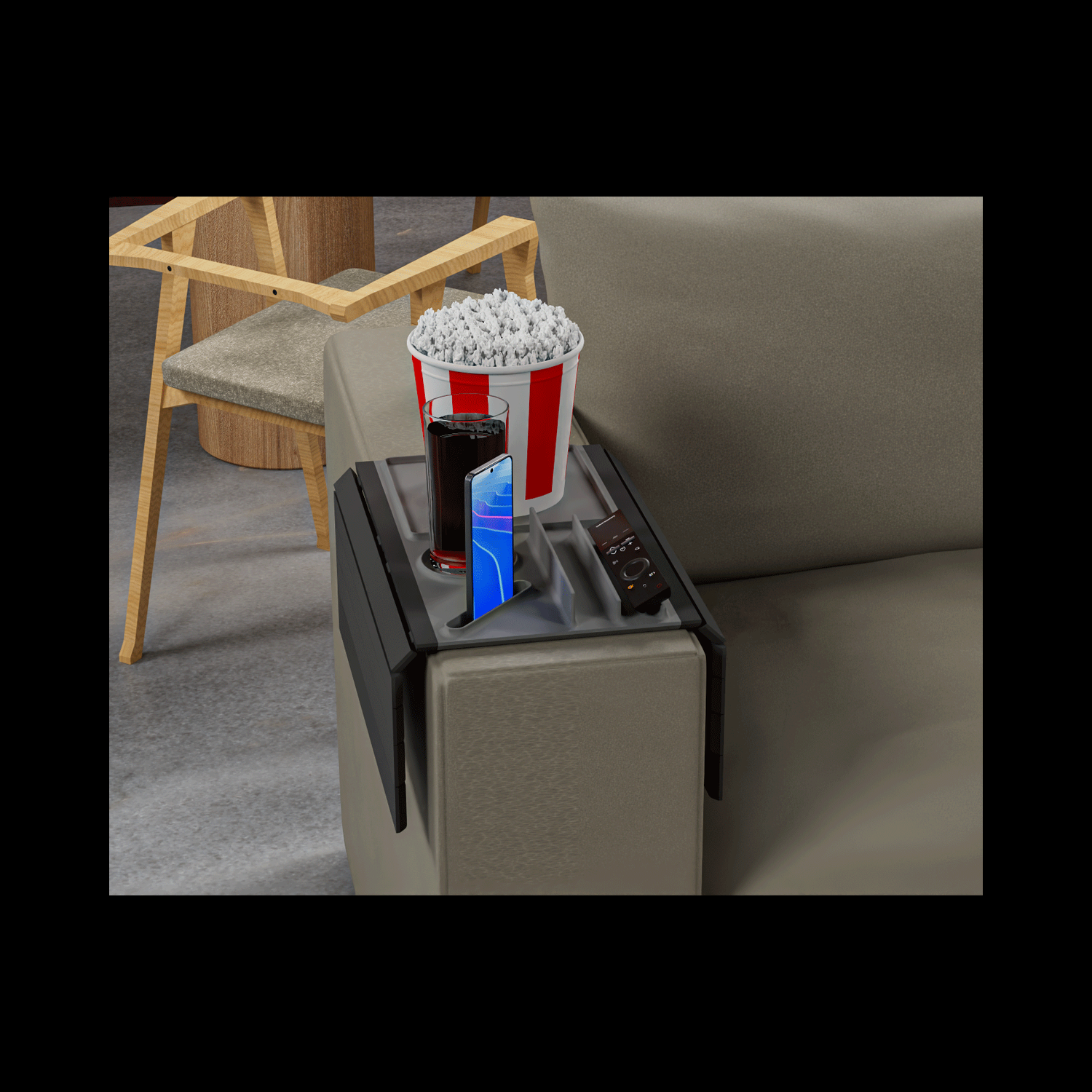 Bandeja para reposabrazos CouchBuster