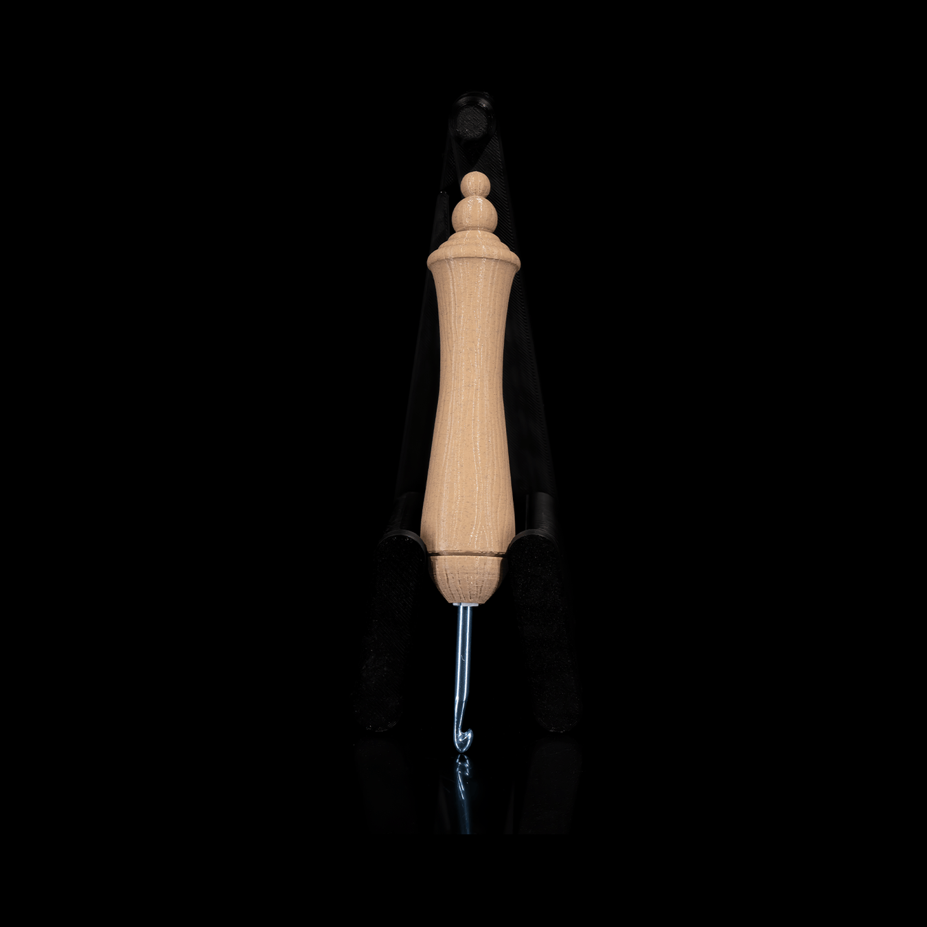 Wooden Kit — Cuenco para ovillos con estuche para ganchillo