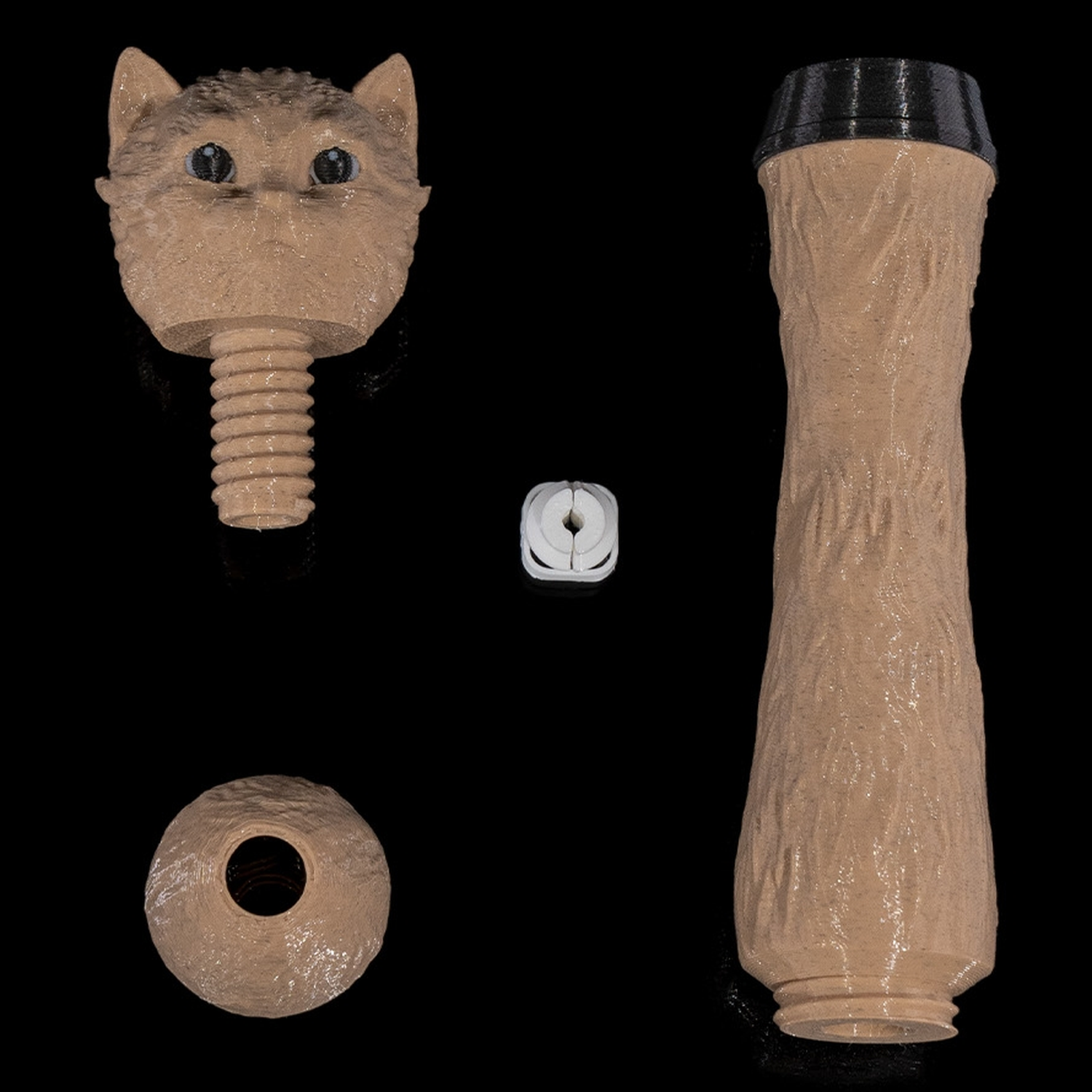 Cuenco para ovillos con estuche para ganchillo Kit-Cat