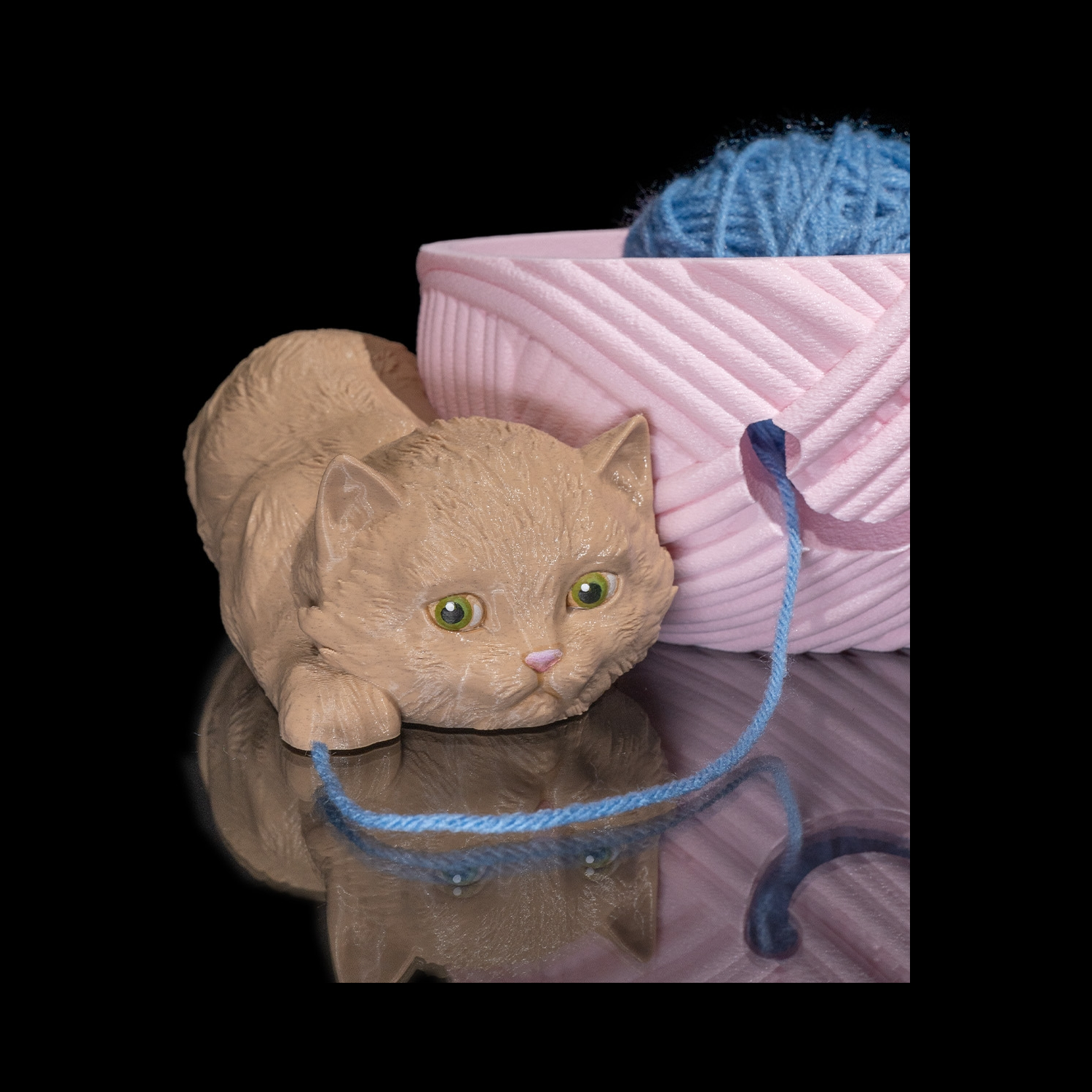 Cuenco para ovillos con estuche para ganchillo Kit-Cat