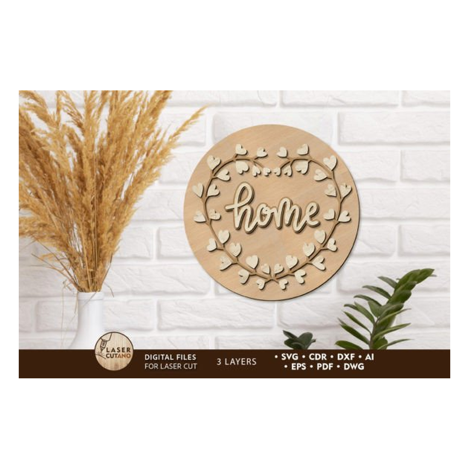 Hogar Wall Panel, Decorative