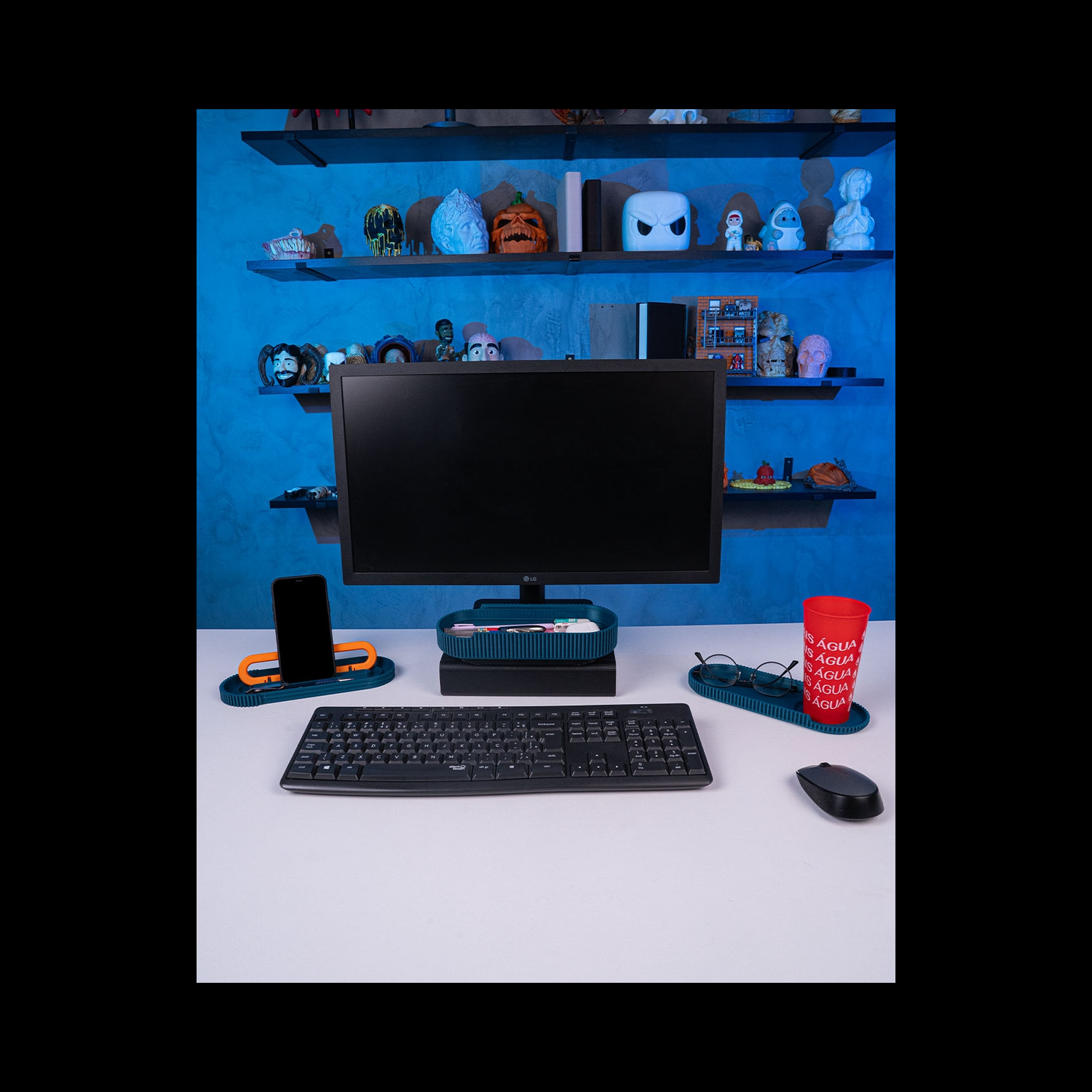 Organizador de escritorio Linear Slat