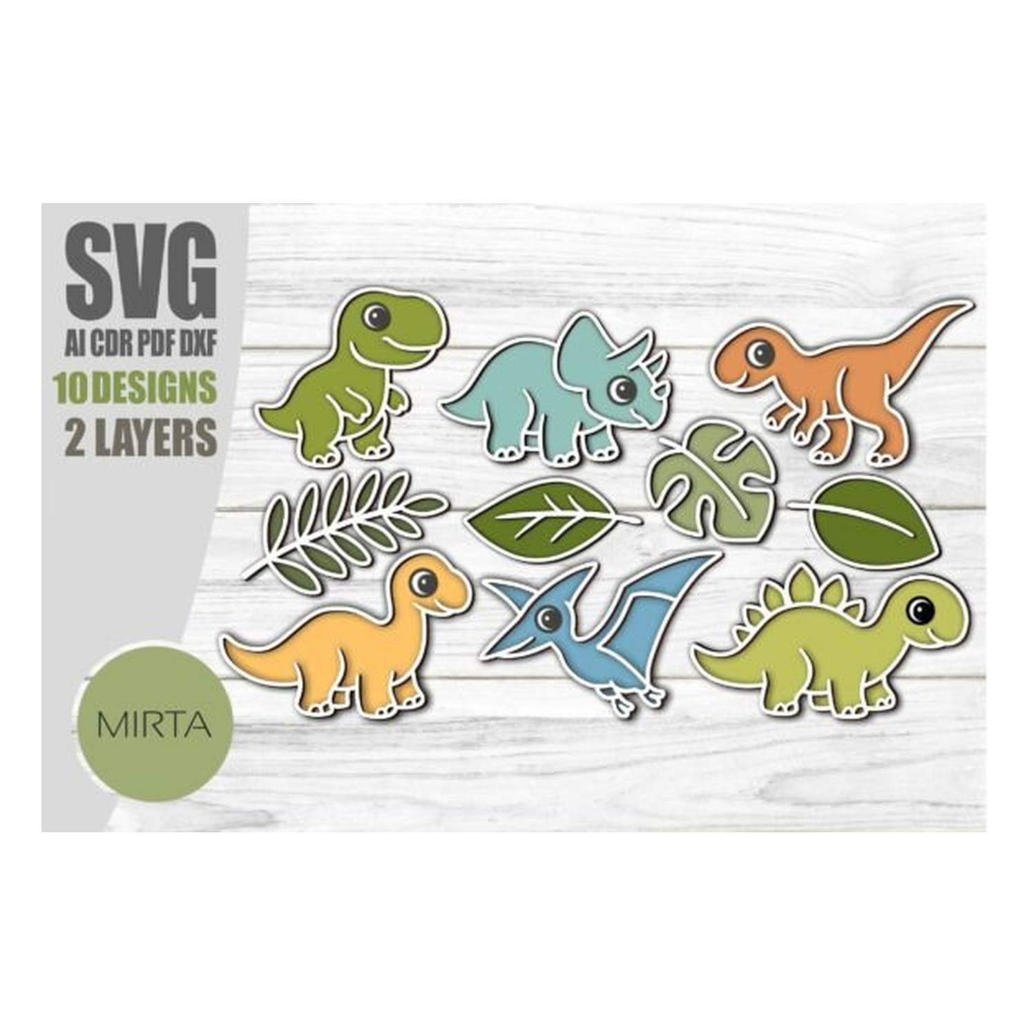 Layered Dinosaur Files