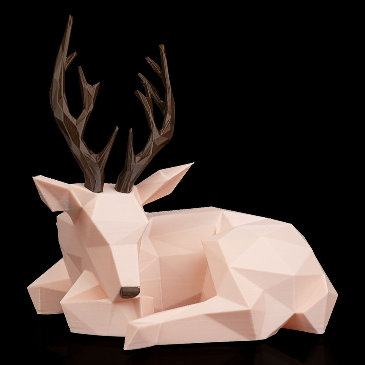 Lámpara de mesa Low Poly Reindeer