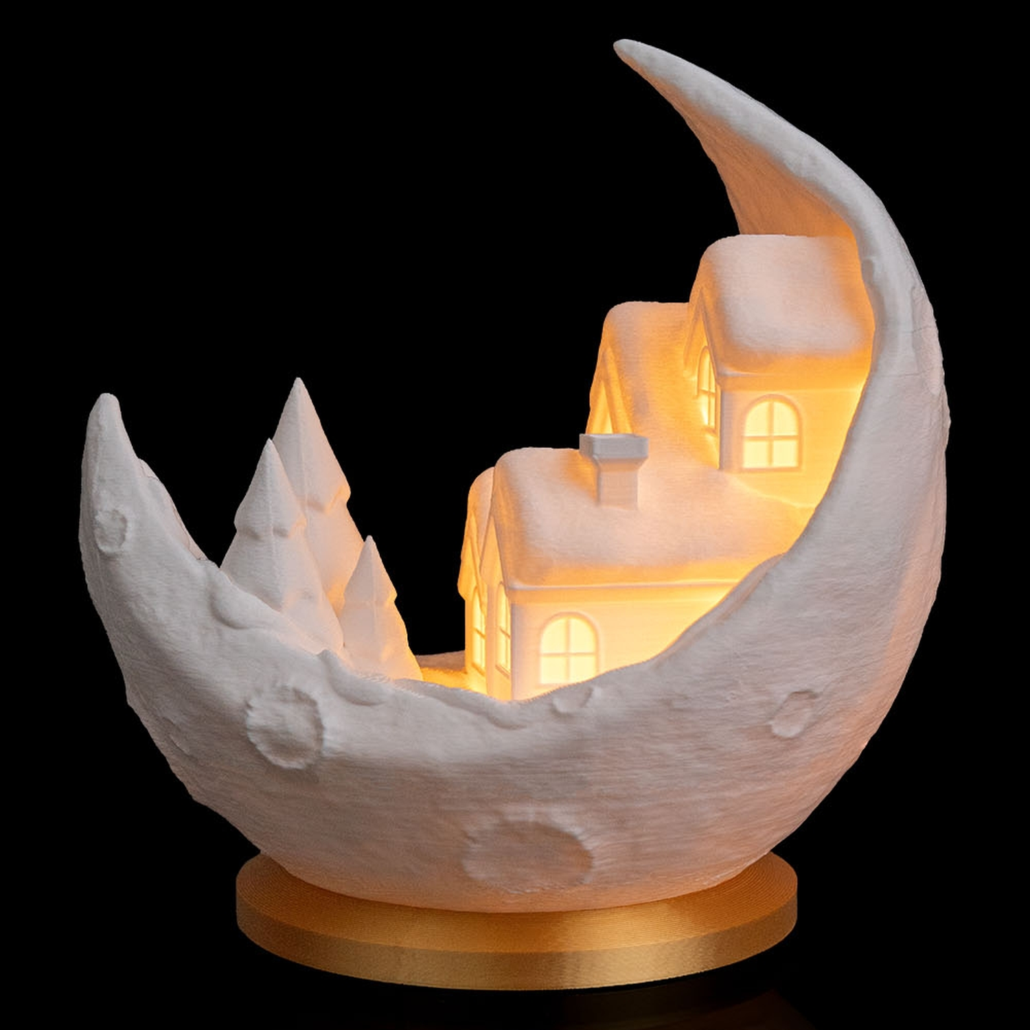 Lámpara de mesa Village on the Moon