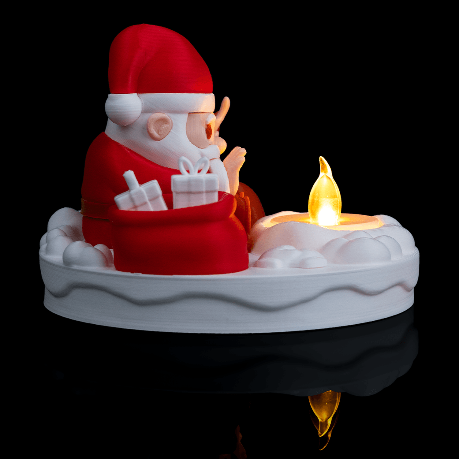 Lámpara de mesa Santa’s Bonfire