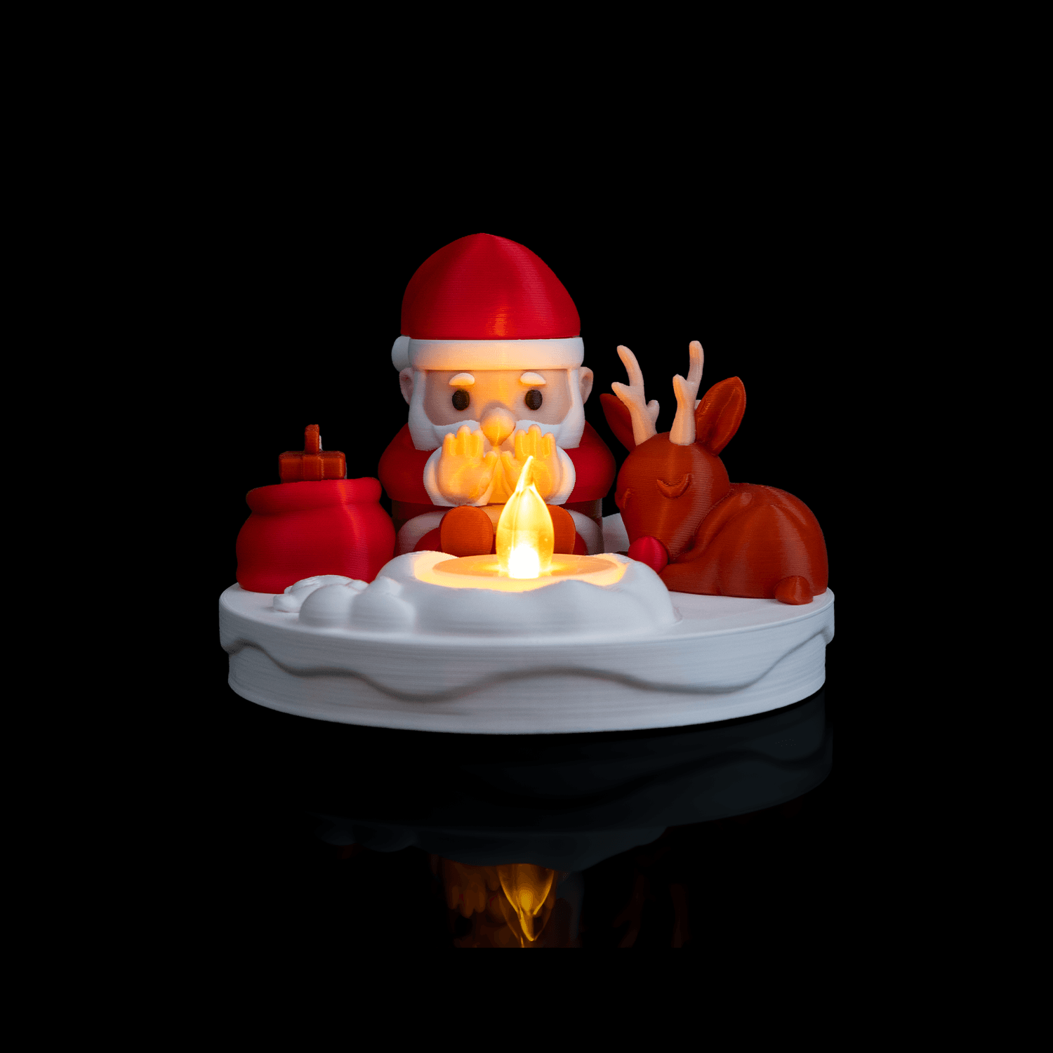 Lámpara de mesa Santa’s Bonfire